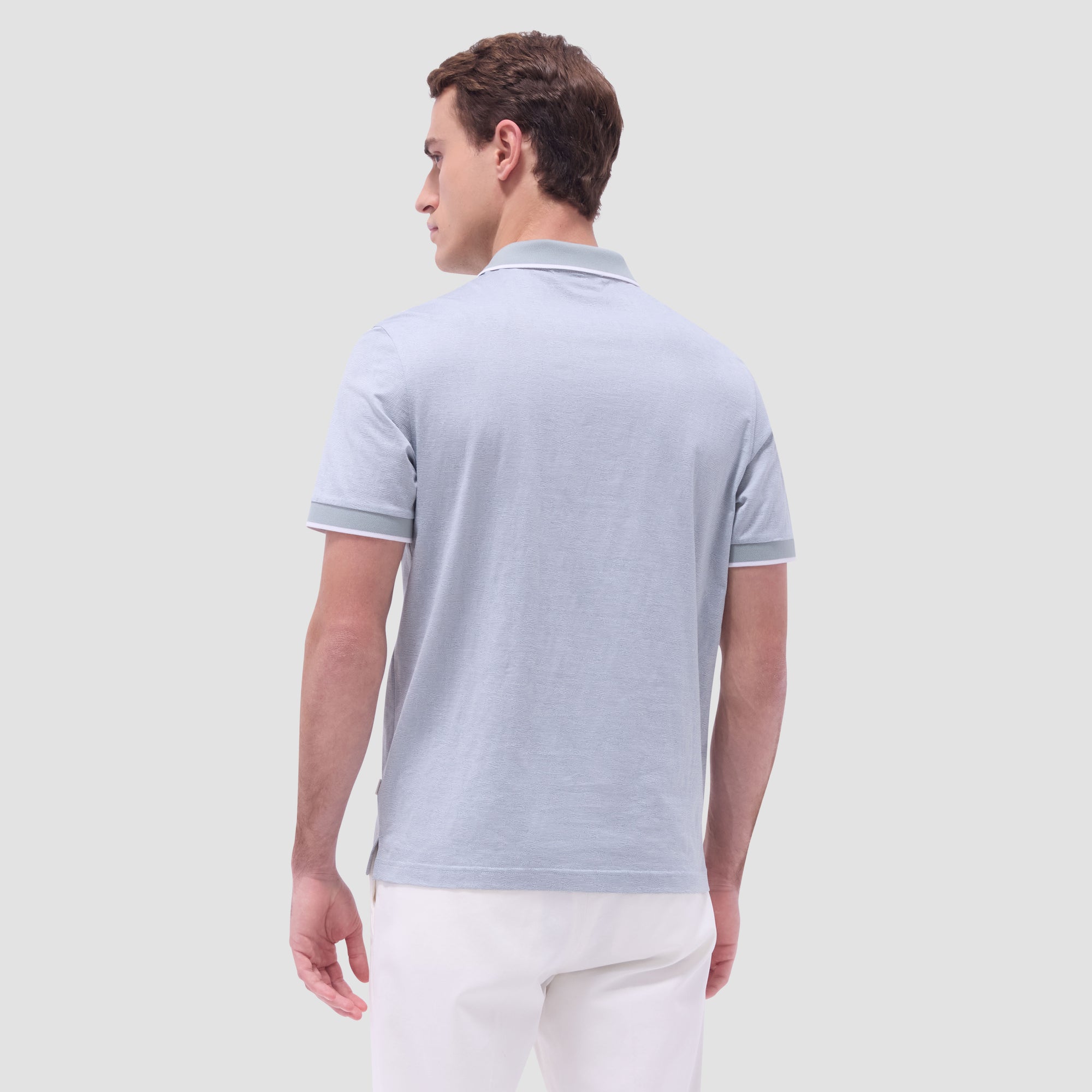 Textured Jacquard Polo Shirt