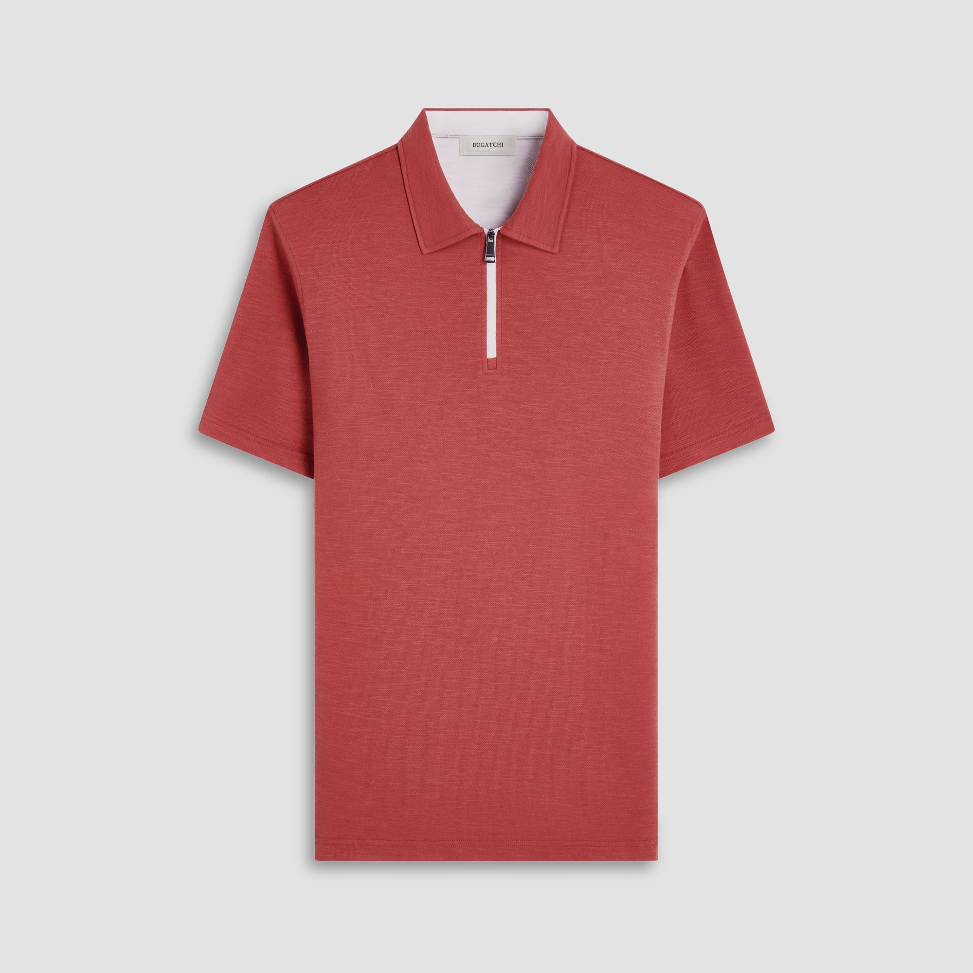 Performance Heather Quarter-Zip Polo Shirt