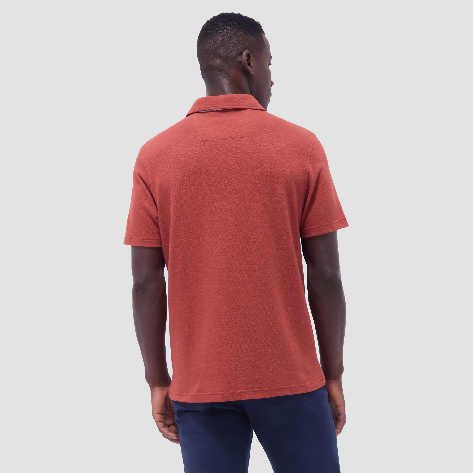 Performance Heather Quarter-Zip Polo Shirt