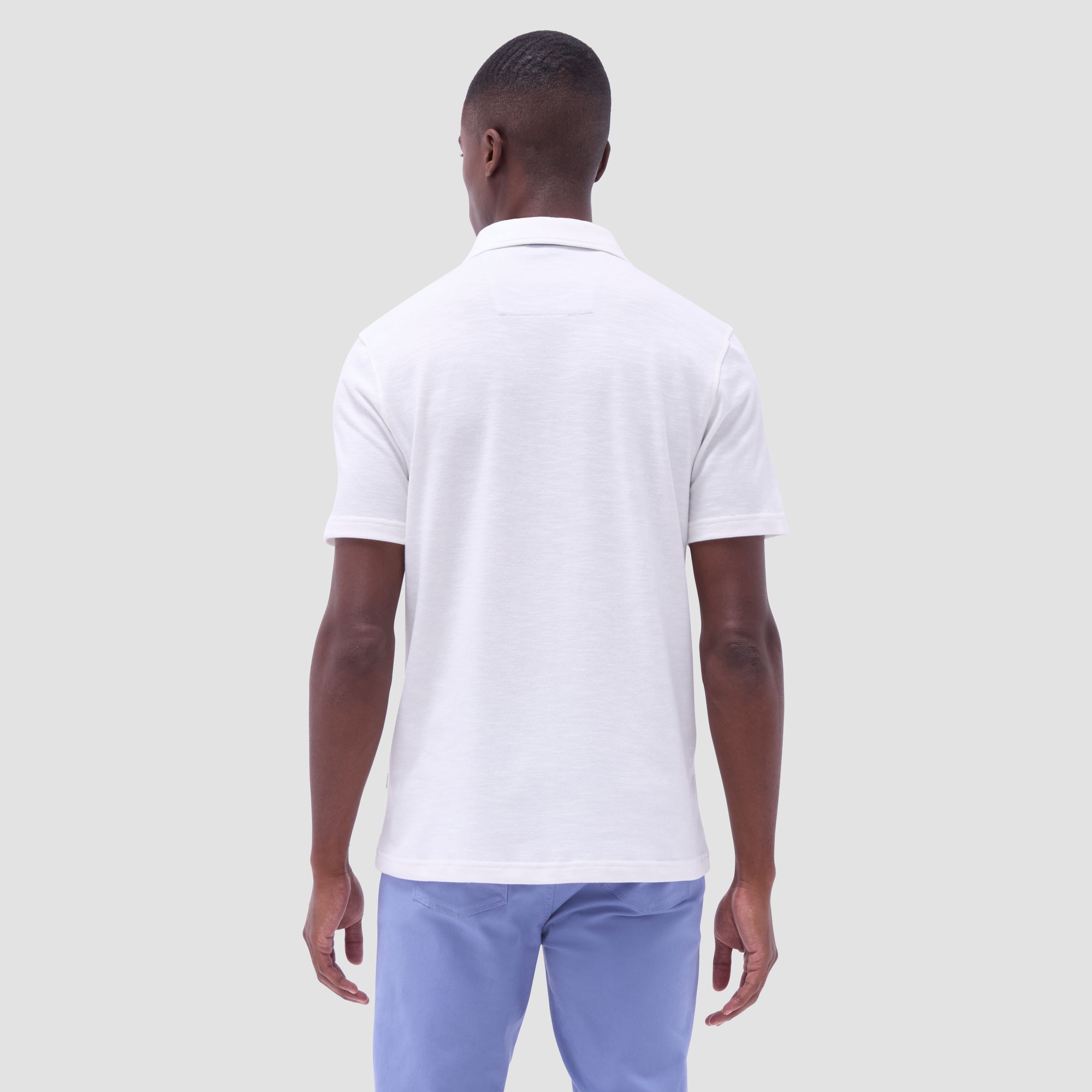 Performance Heather Quarter-Zip Polo Shirt