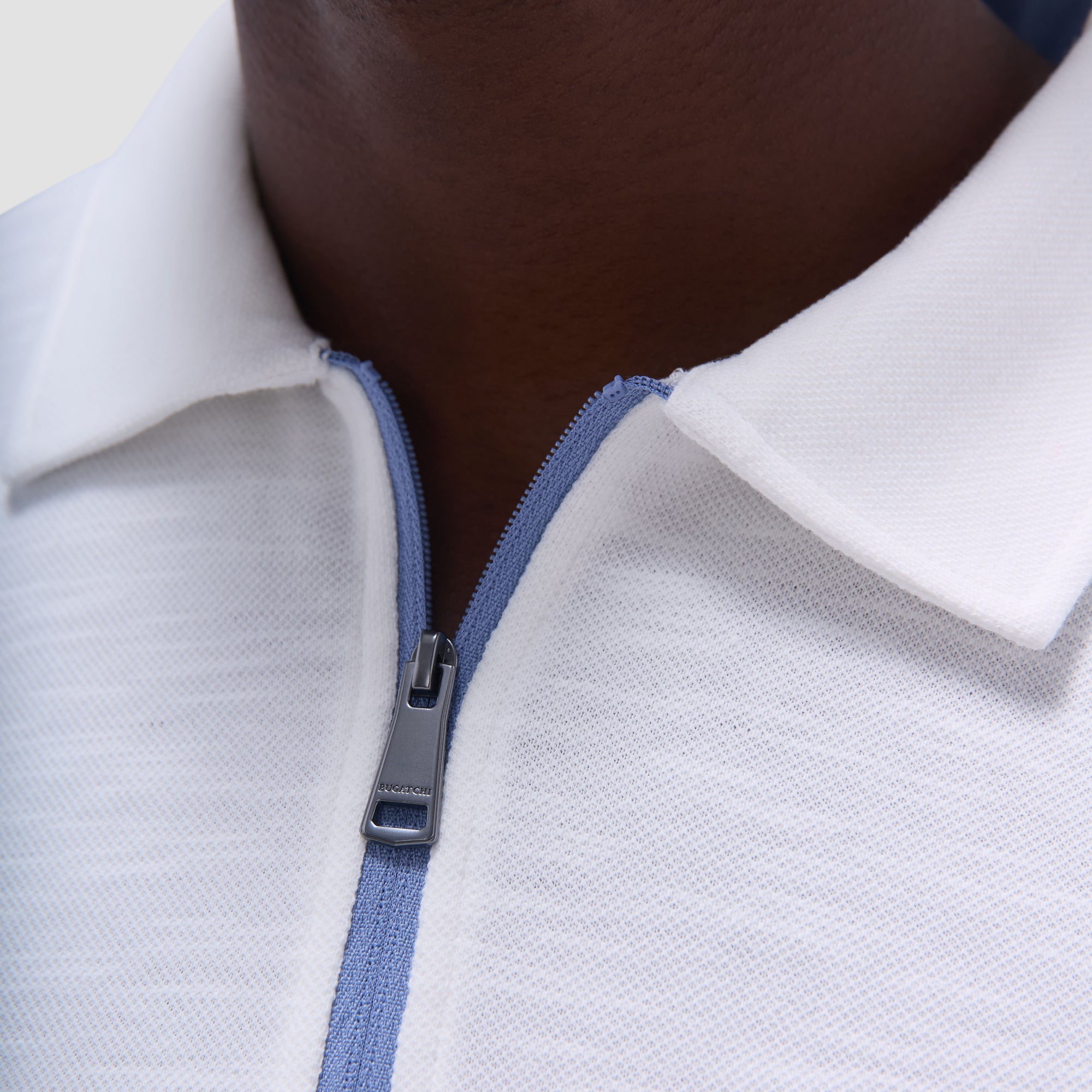 Performance Heather Quarter-Zip Polo Shirt
