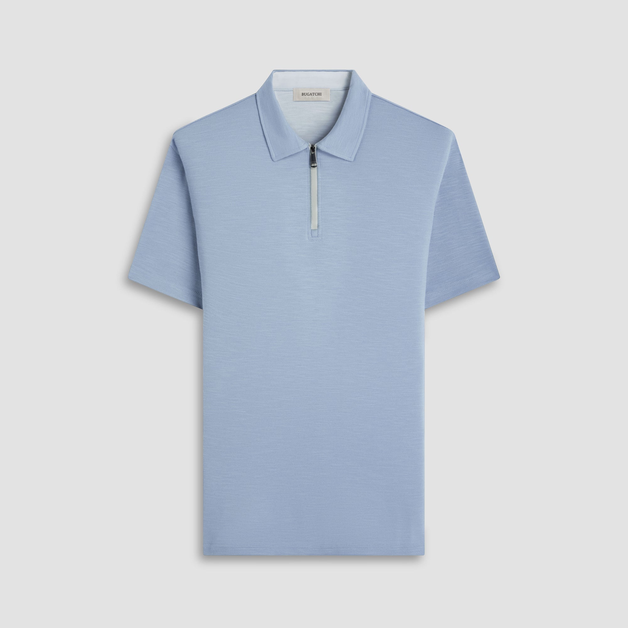 Performance Heather Quarter-Zip Polo Shirt
