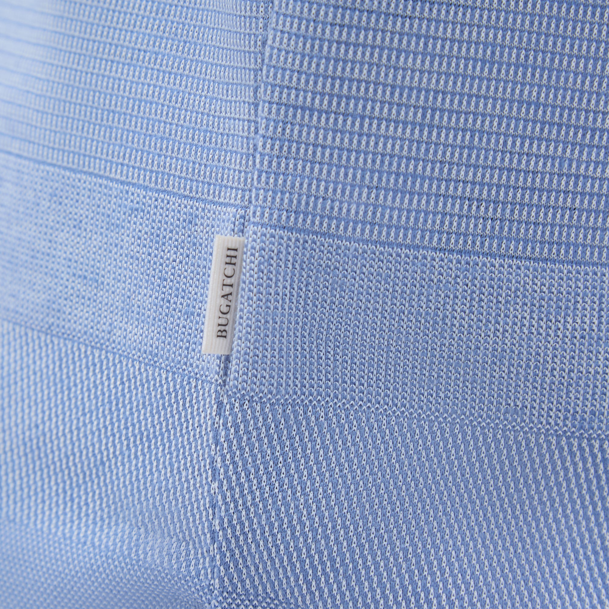 Mixed Media Johnny Collar Polo Shirt