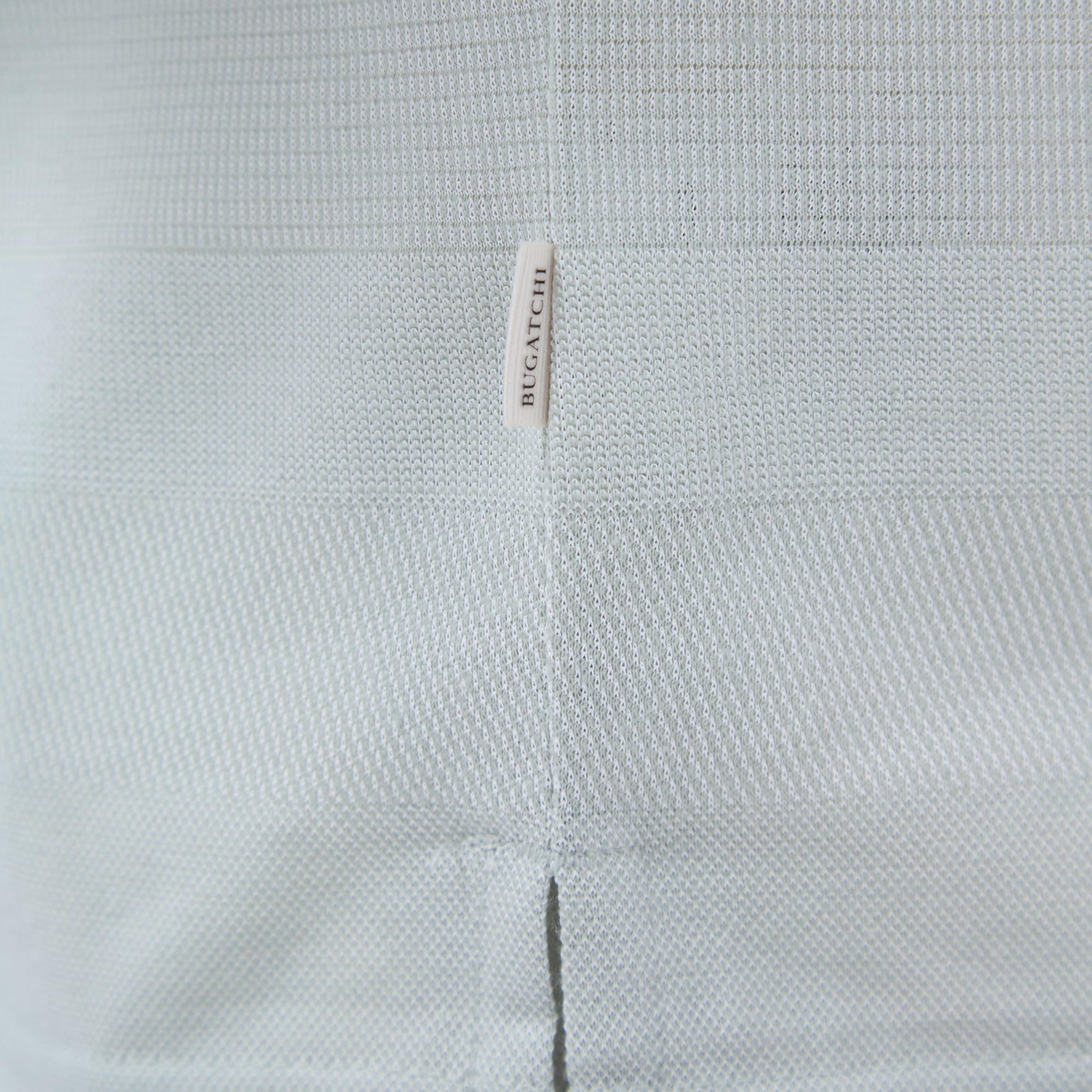 Mixed Media Johnny Collar Polo Shirt