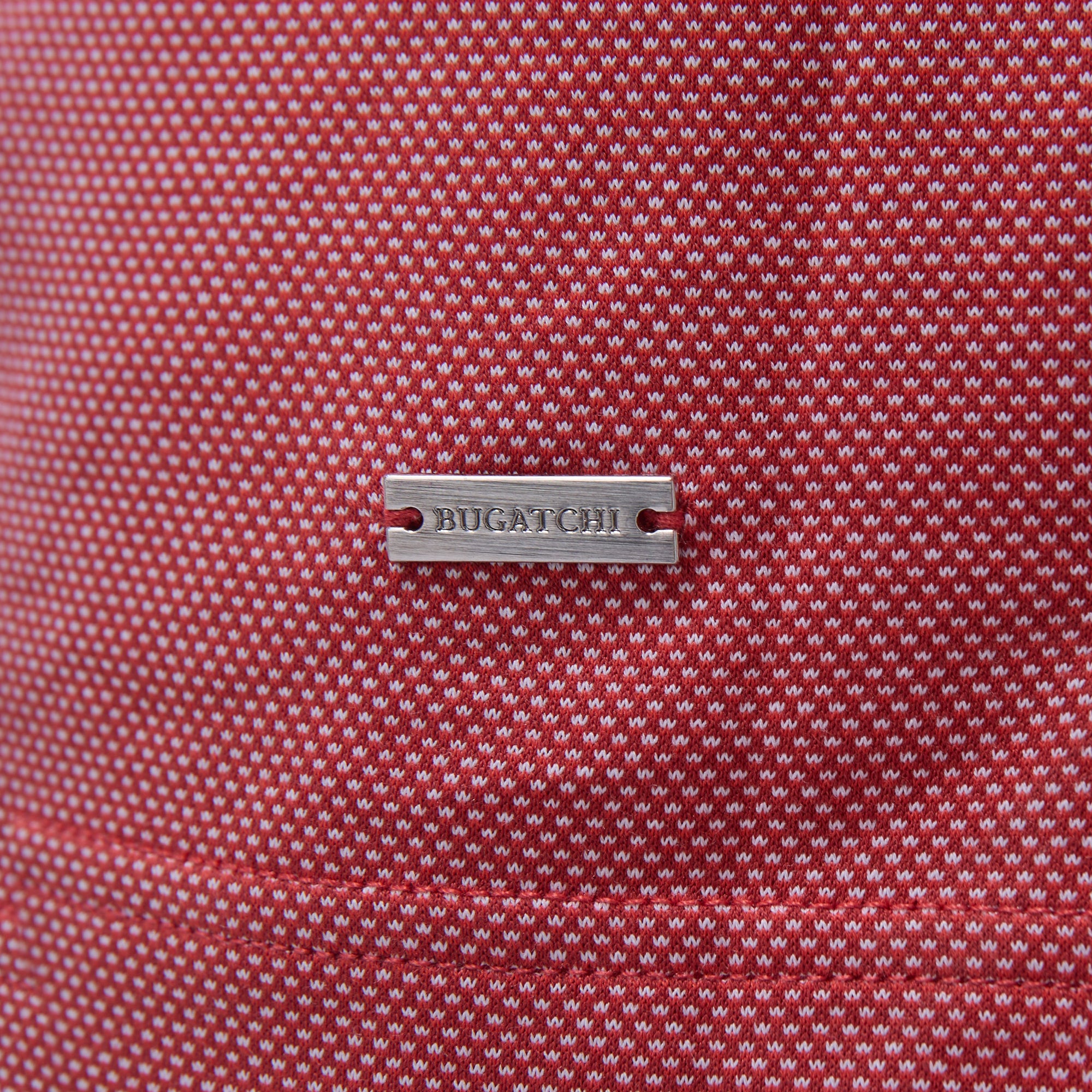 Two-Tone Bird's Eye Polo Shirt