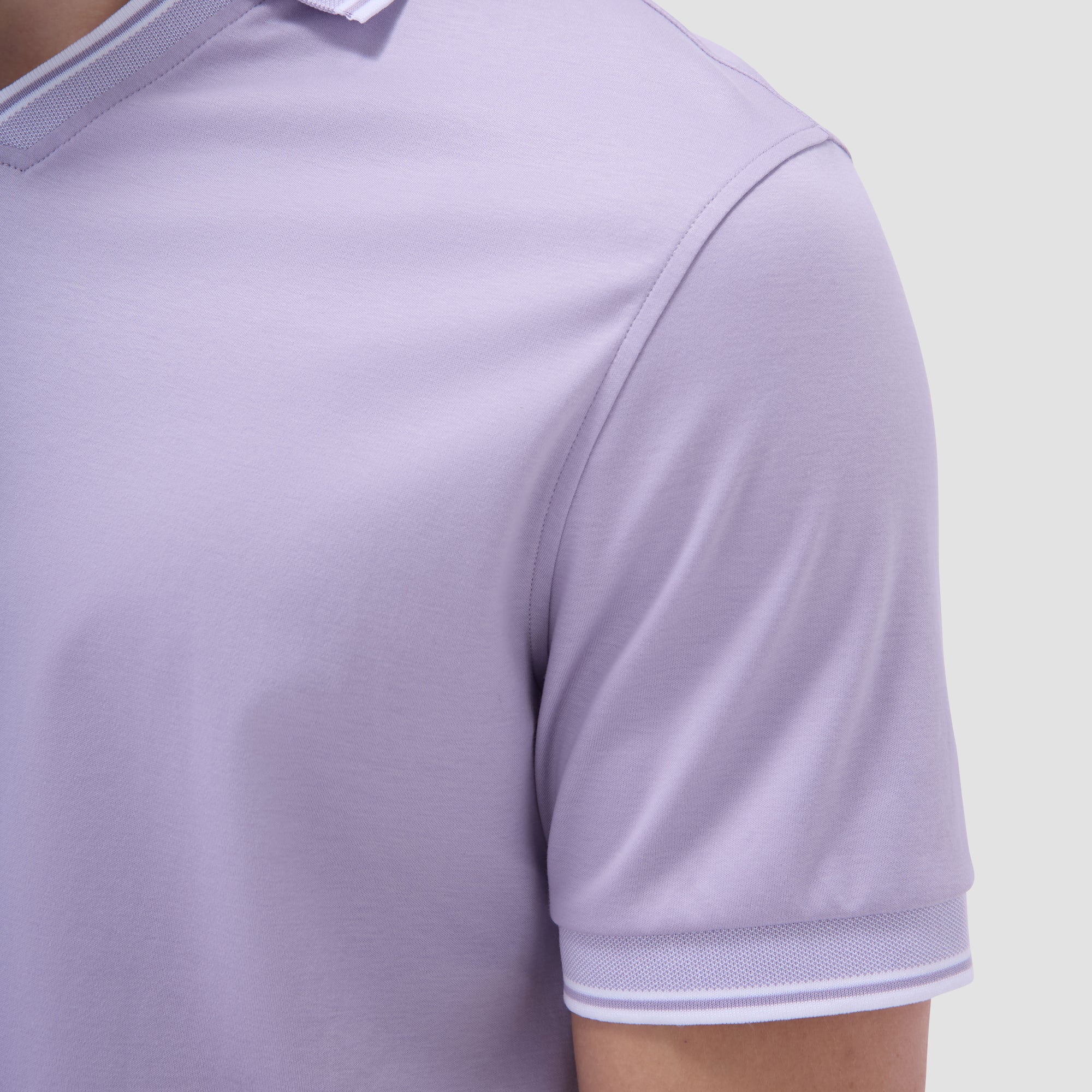 Solid Johnny Collar Polo Shirt