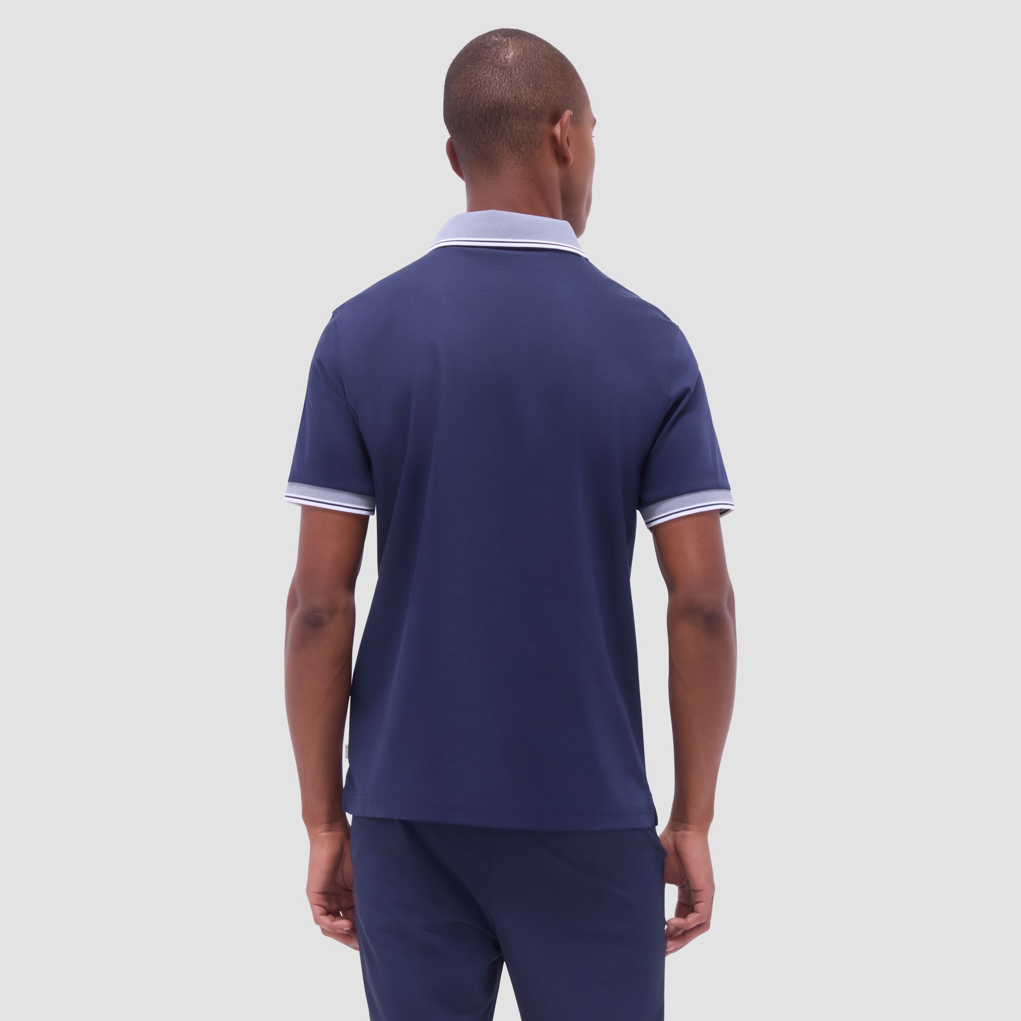 Solid Johnny Collar Polo Shirt