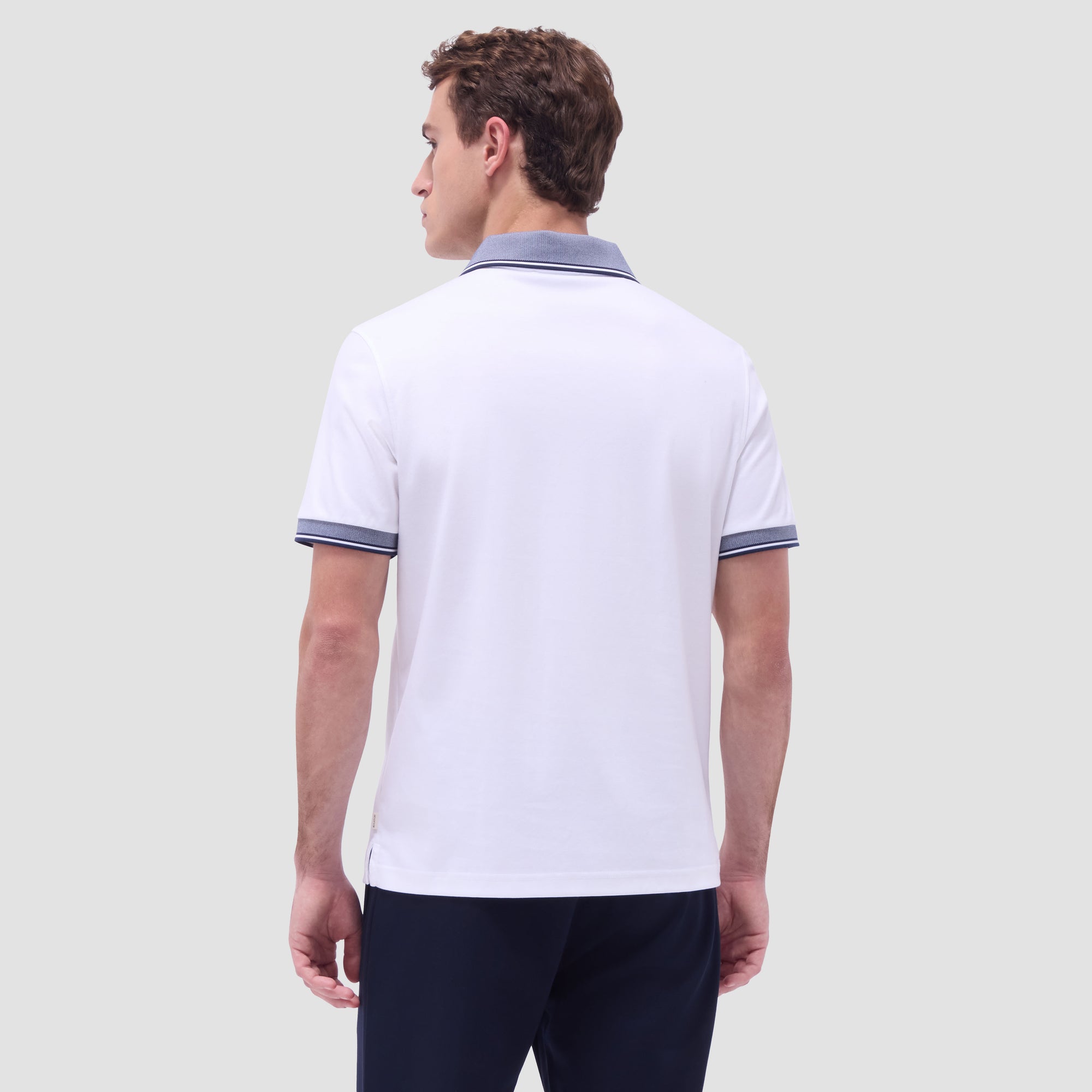 Solid Johnny Collar Polo Shirt