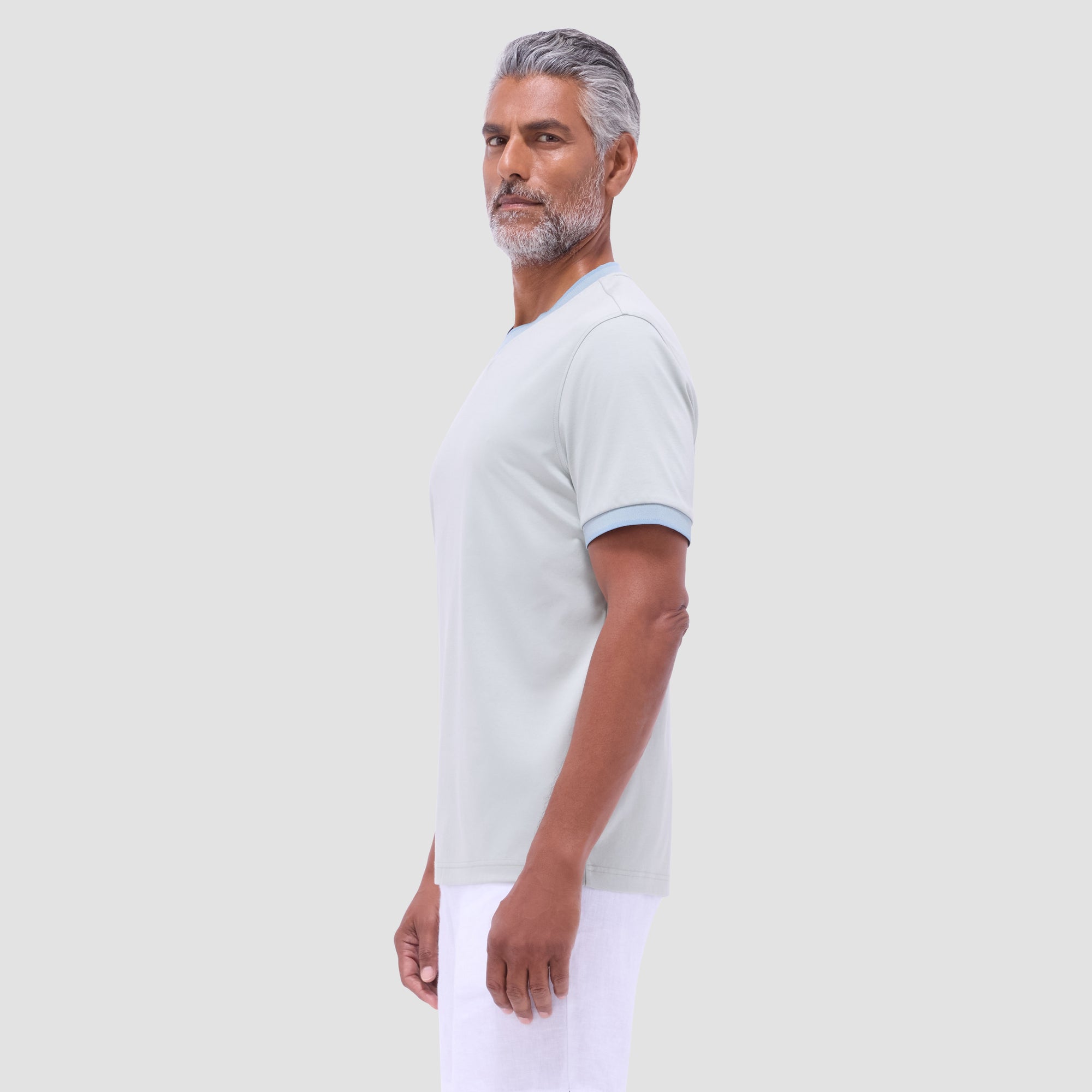 Solid Crew Neck T-Shirt