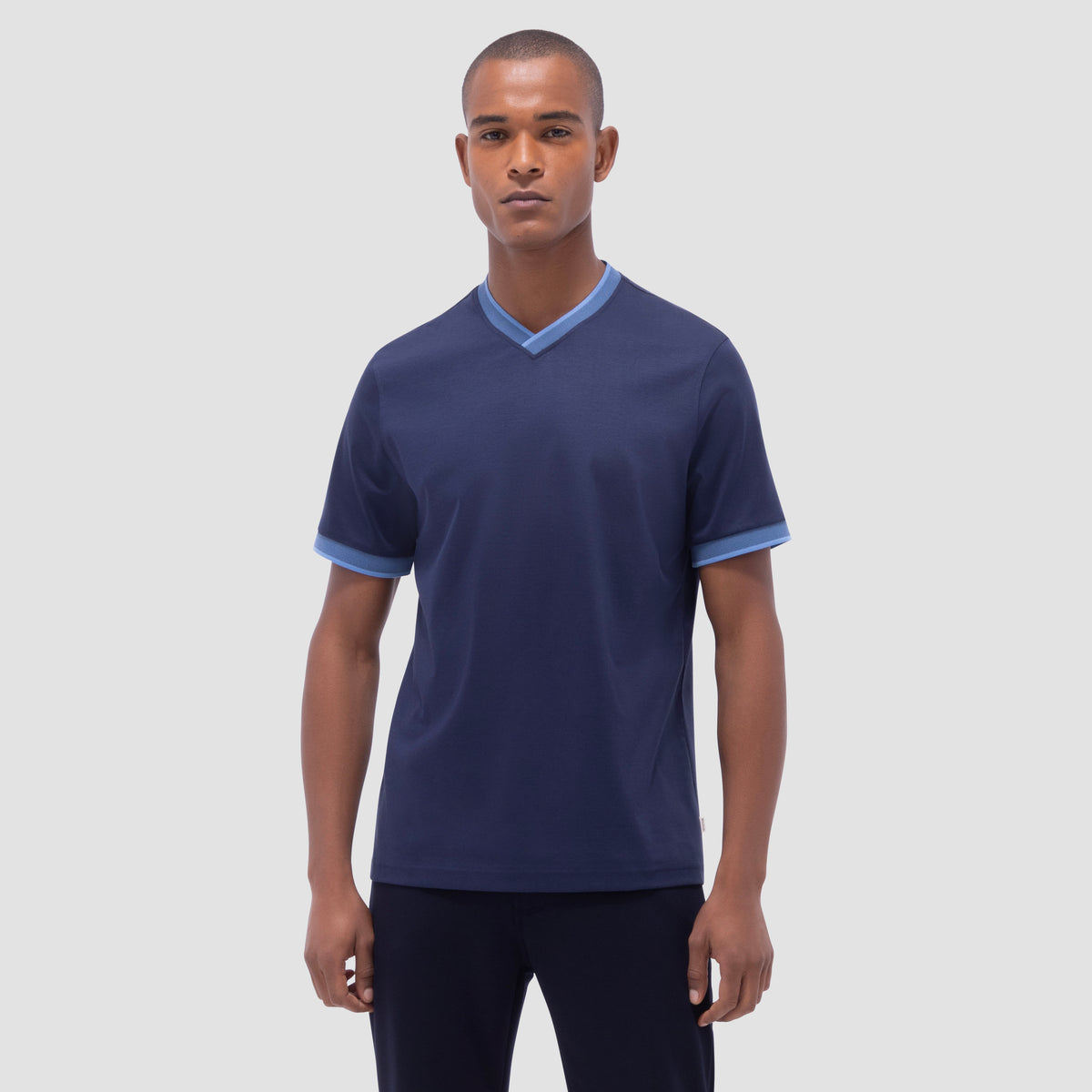 Solid Crew Neck T-Shirt