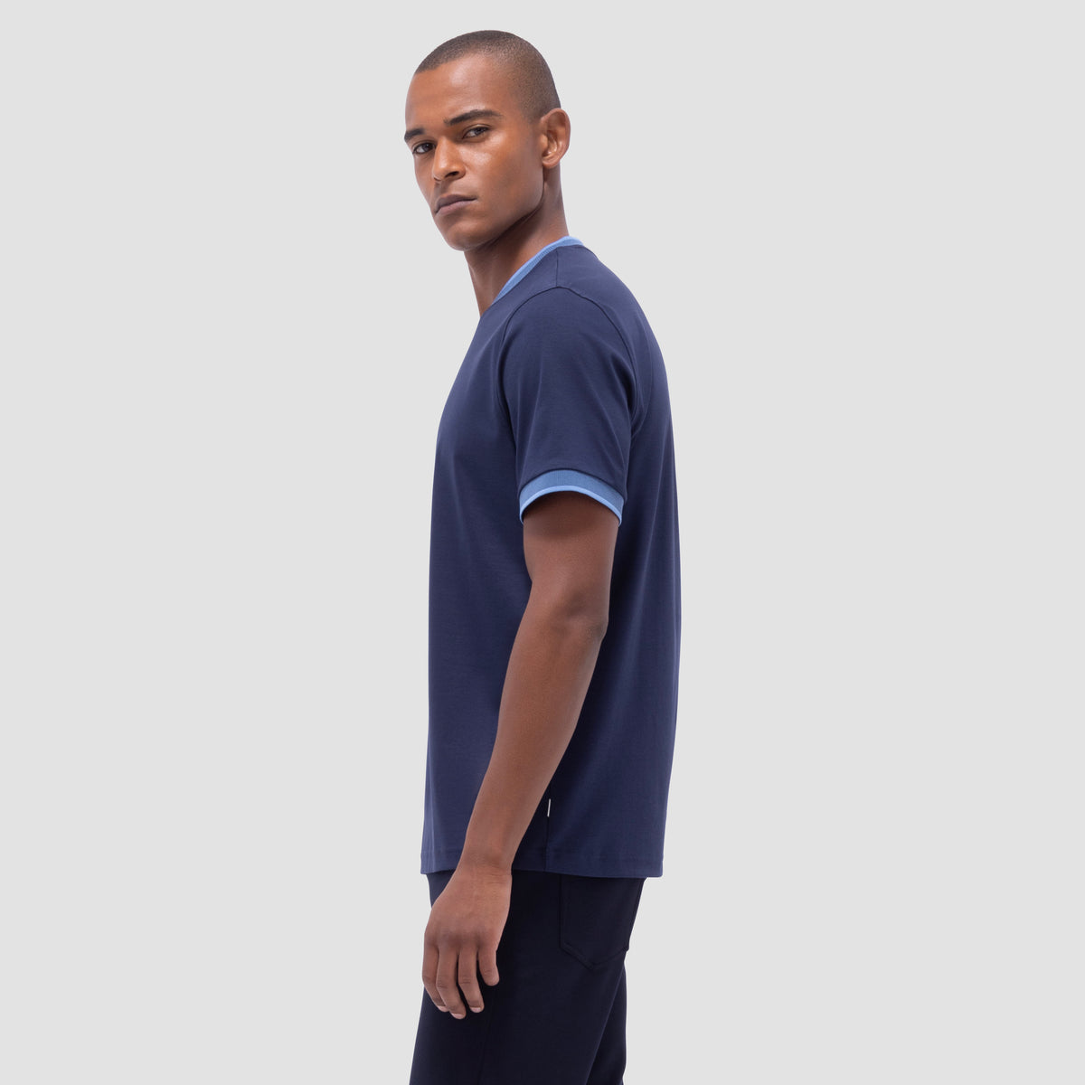 Solid Crew Neck T-Shirt