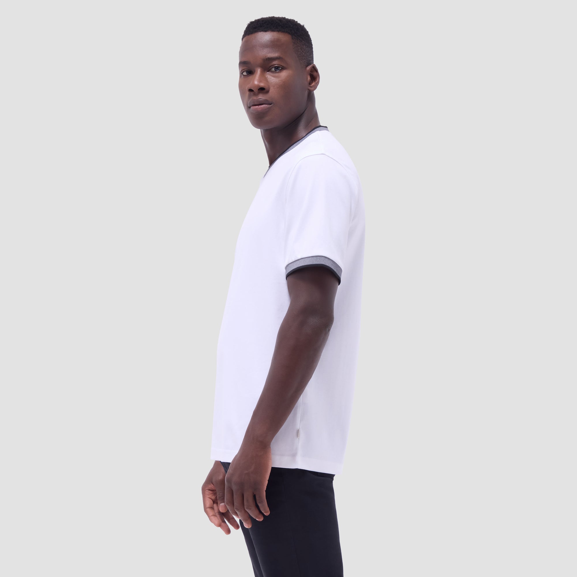 Solid Crew Neck T-Shirt