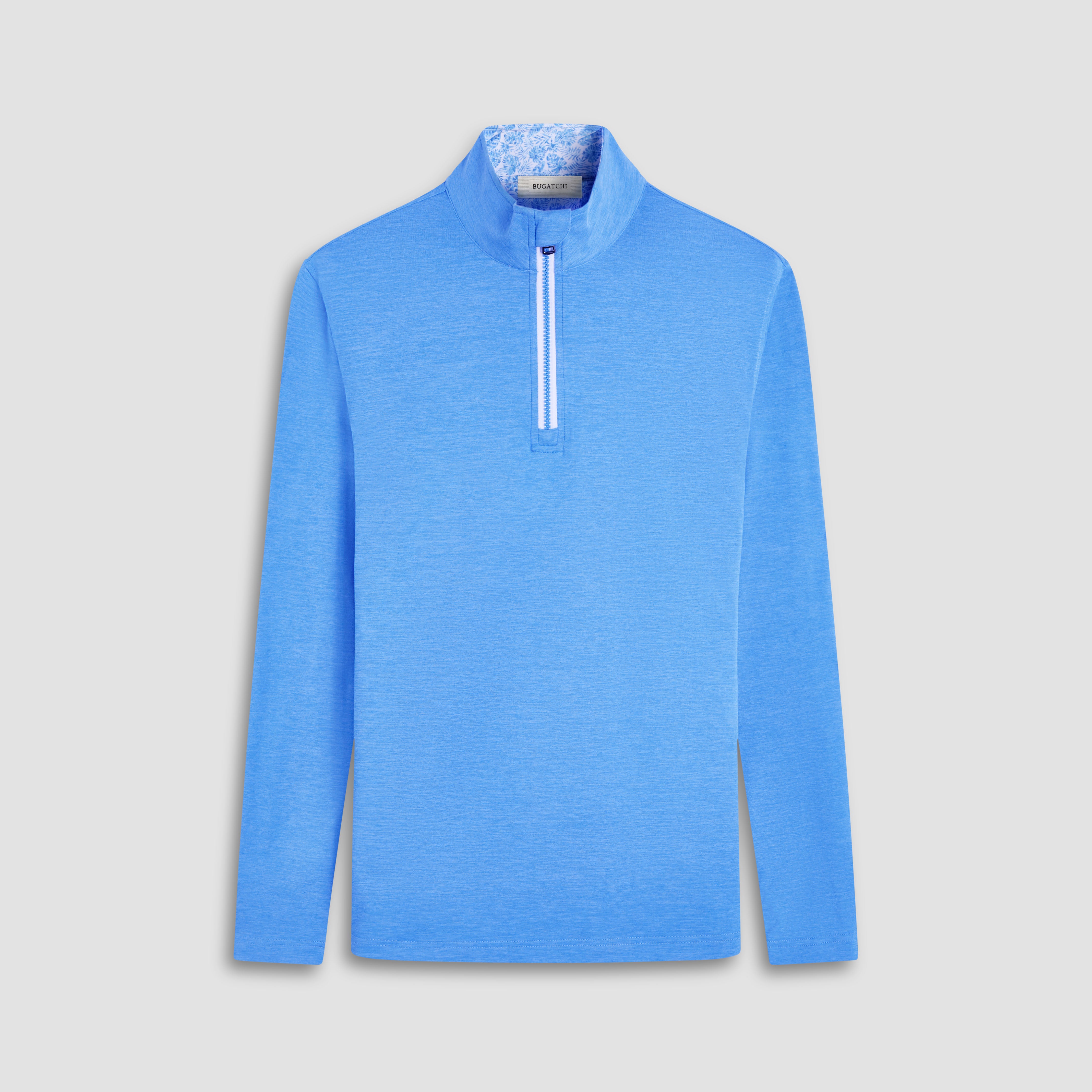 UV50 Performance Quarter-Zip Pullover in Lilac – BUGATCHI