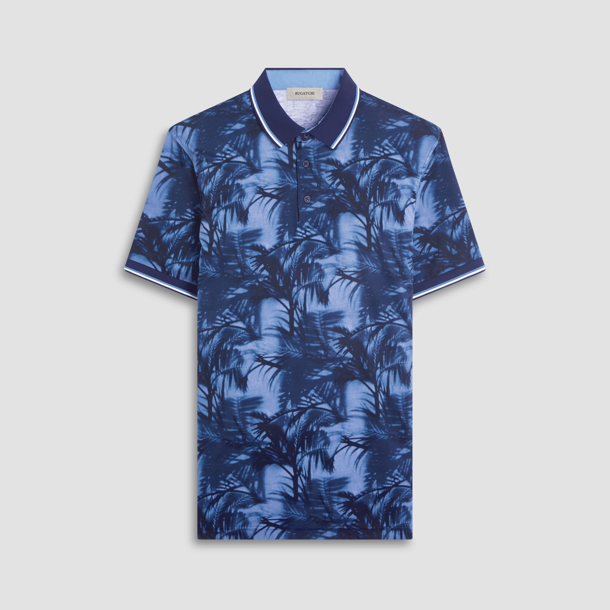Indigo Palm Polo Shirt