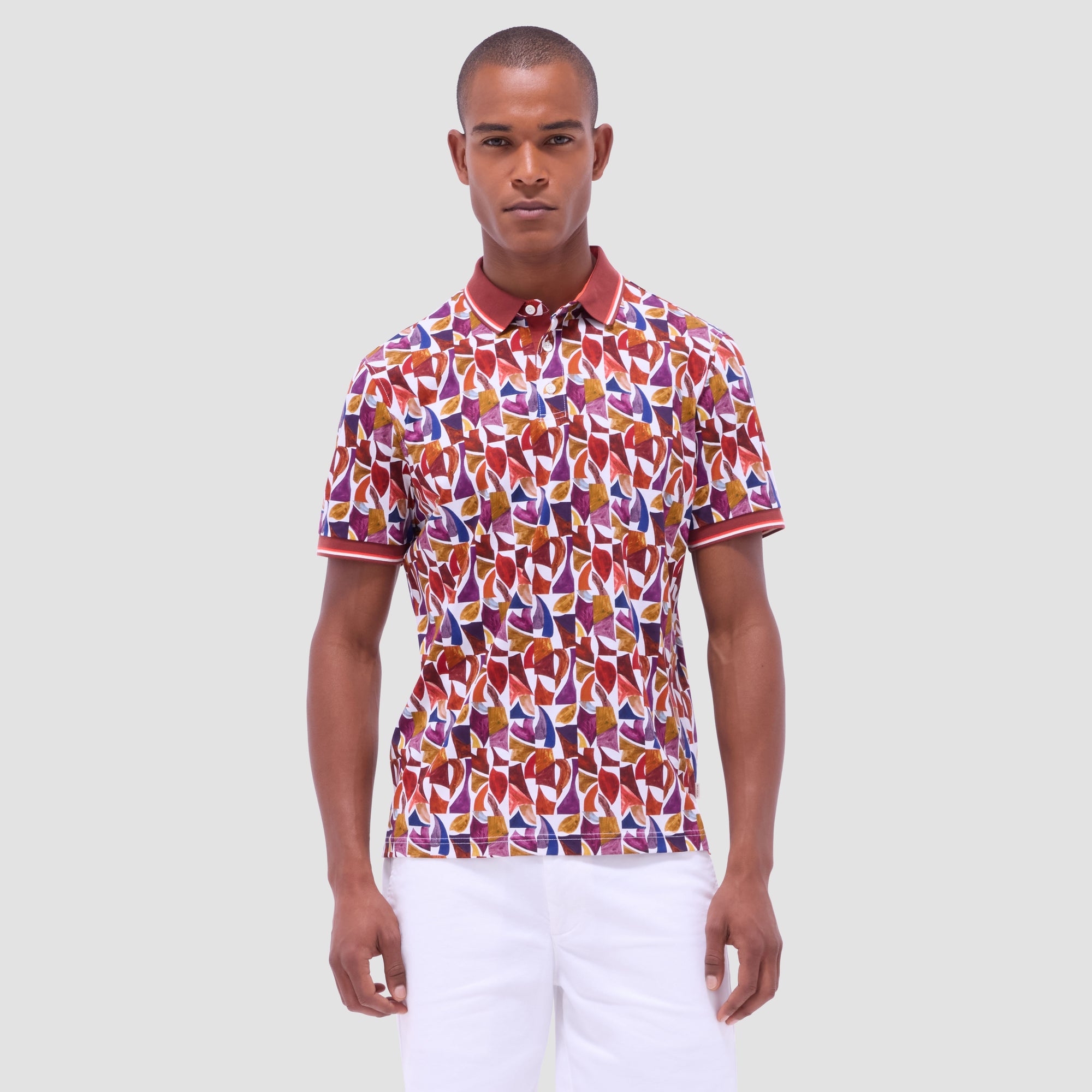 Abstract Polo Shirt