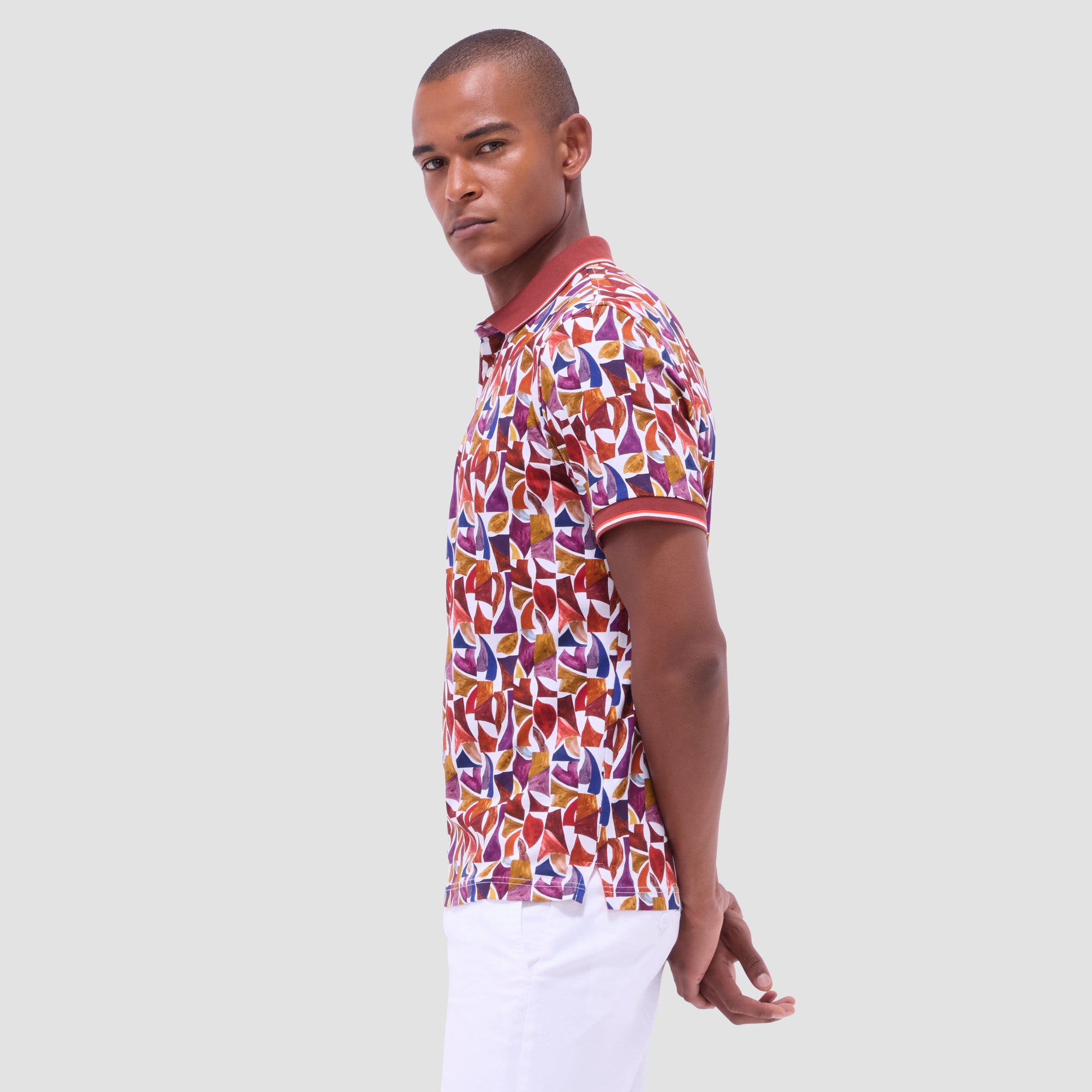 Abstract Polo Shirt