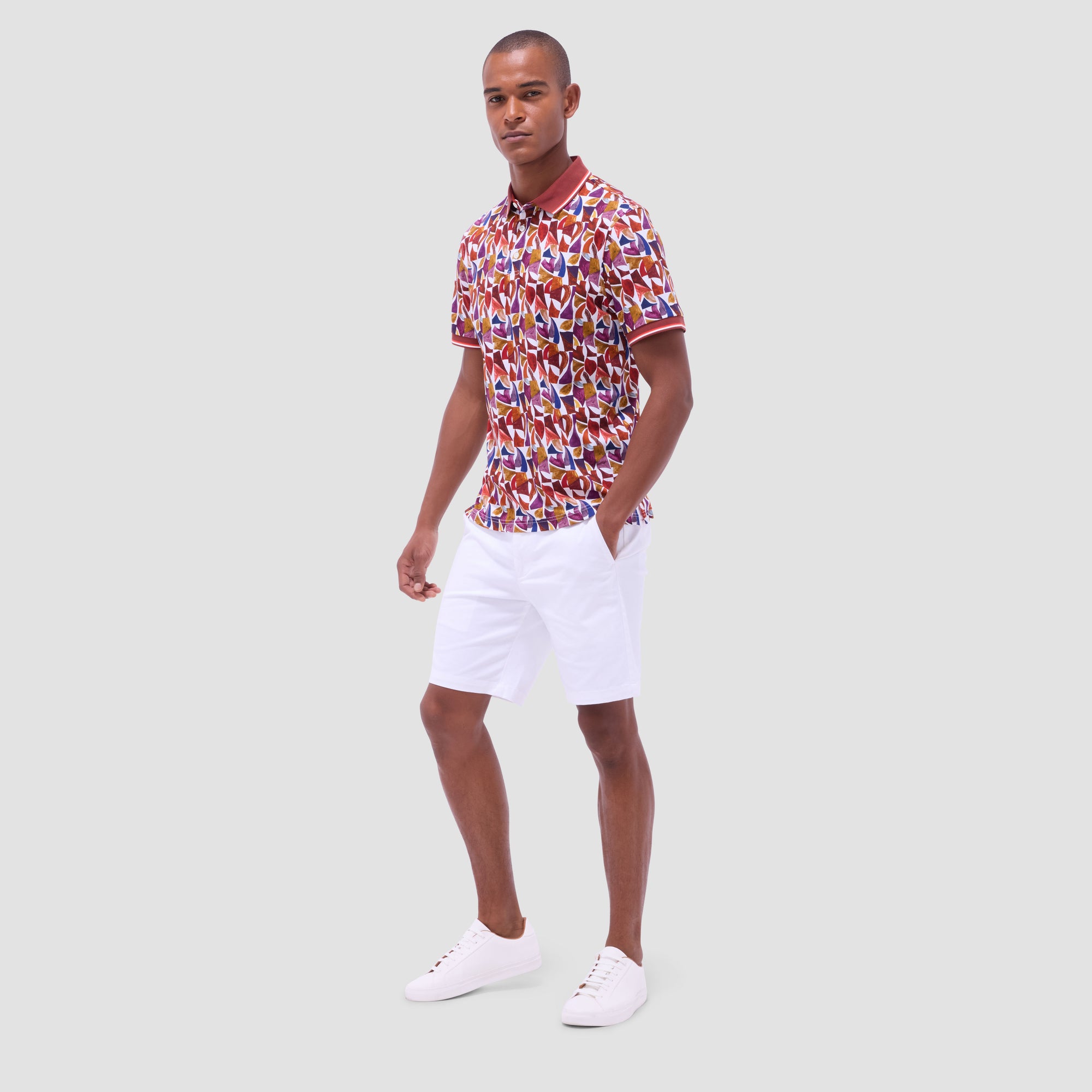 Abstract Polo Shirt