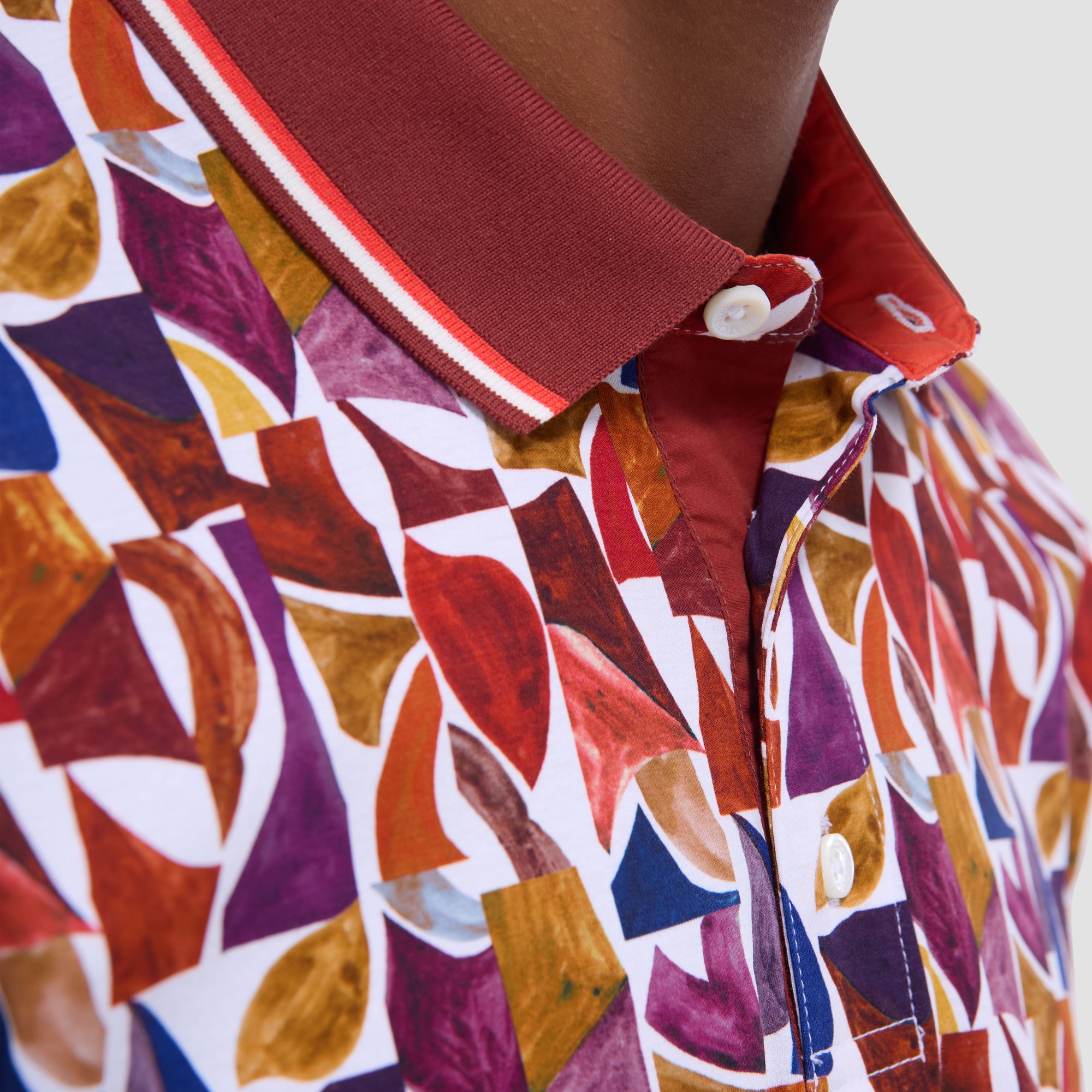 Abstract Polo Shirt