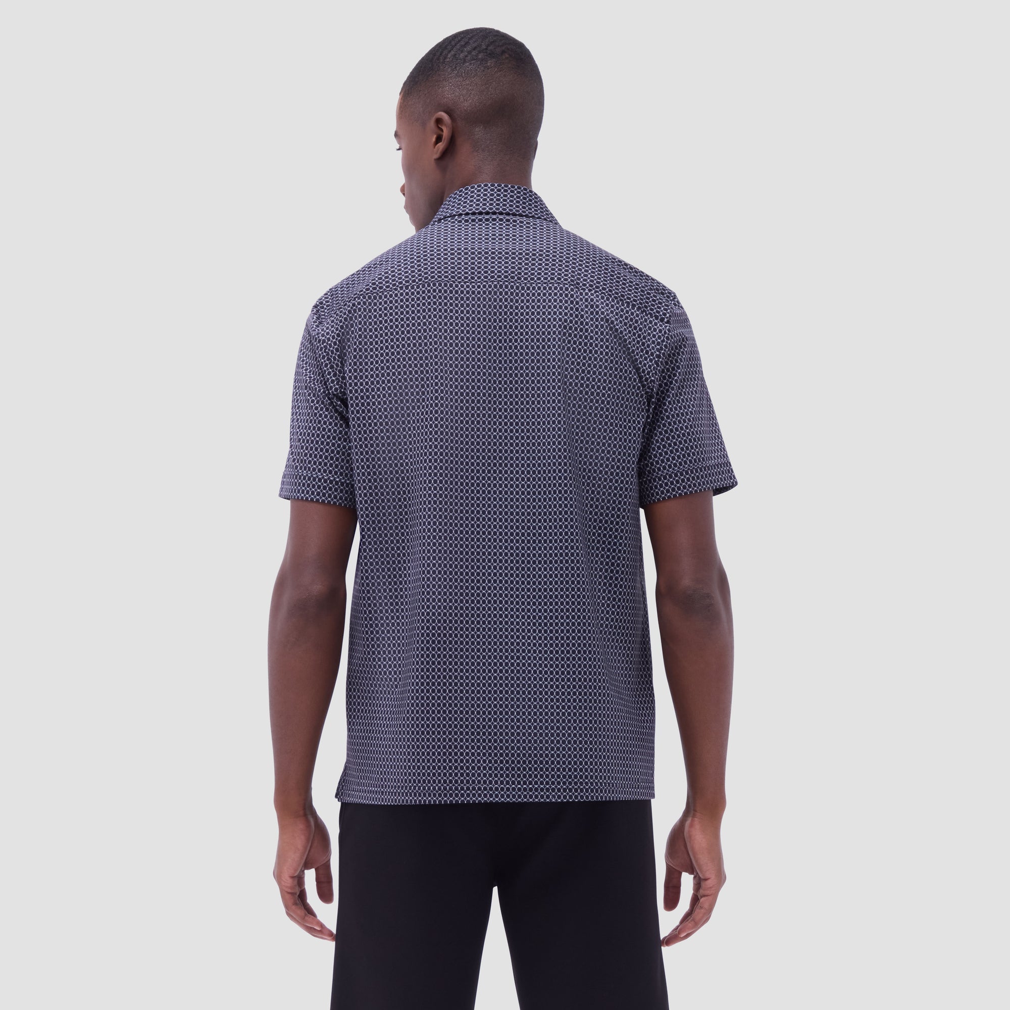 Milo Geometric Hexagon OoohCotton Short-Sleeve Shirt