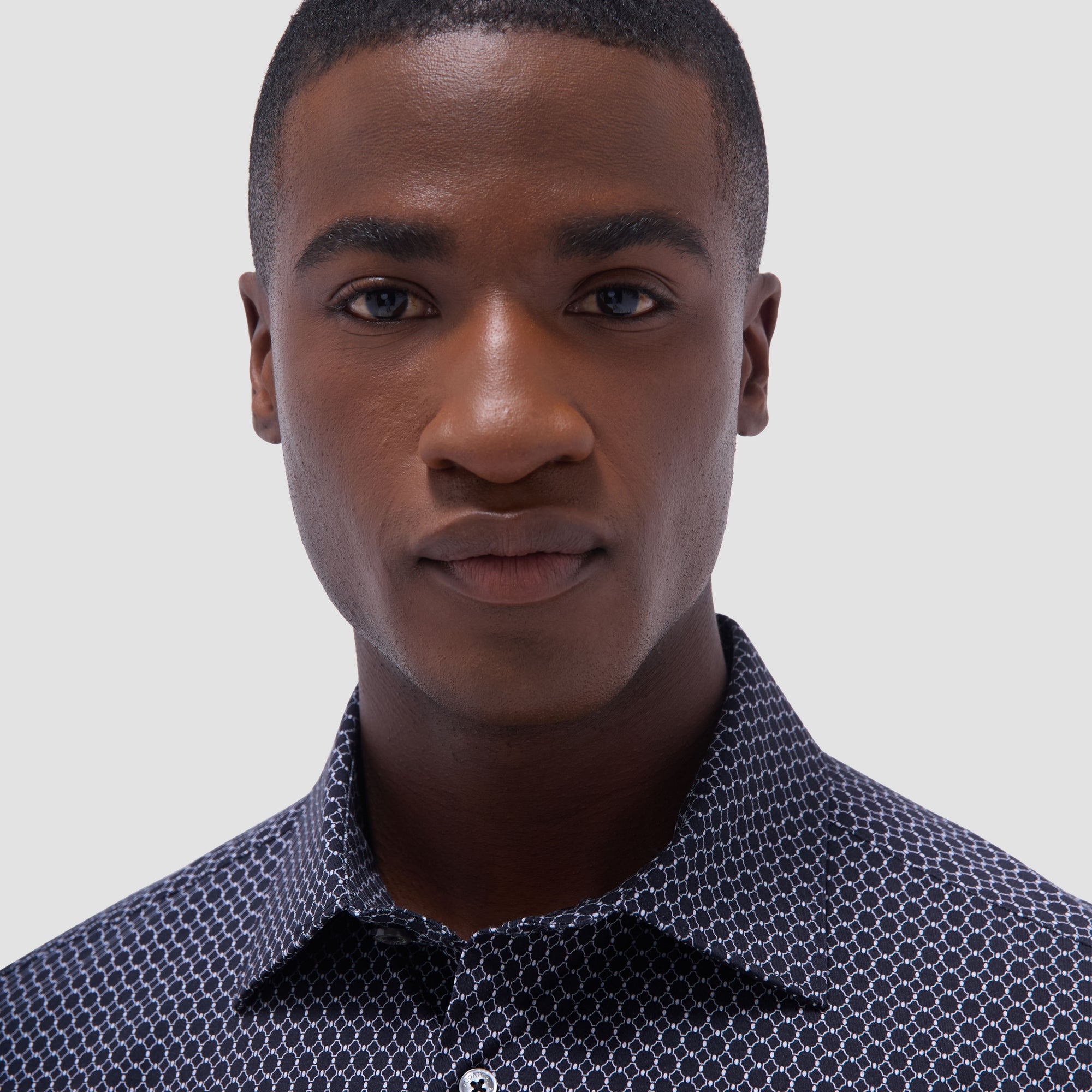 Milo Geometric Hexagon OoohCotton Short-Sleeve Shirt
