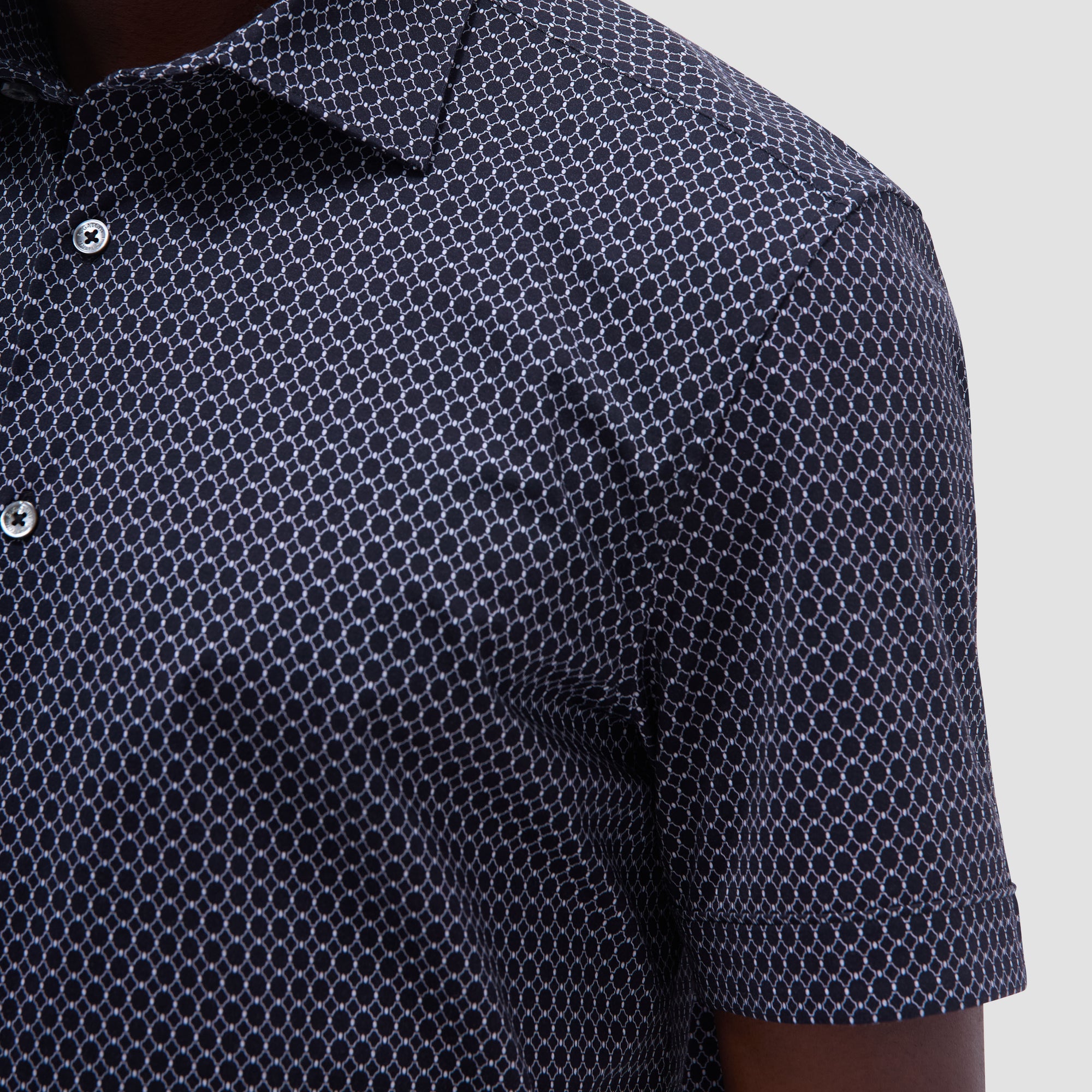 Milo Geometric Hexagon OoohCotton Short-Sleeve Shirt