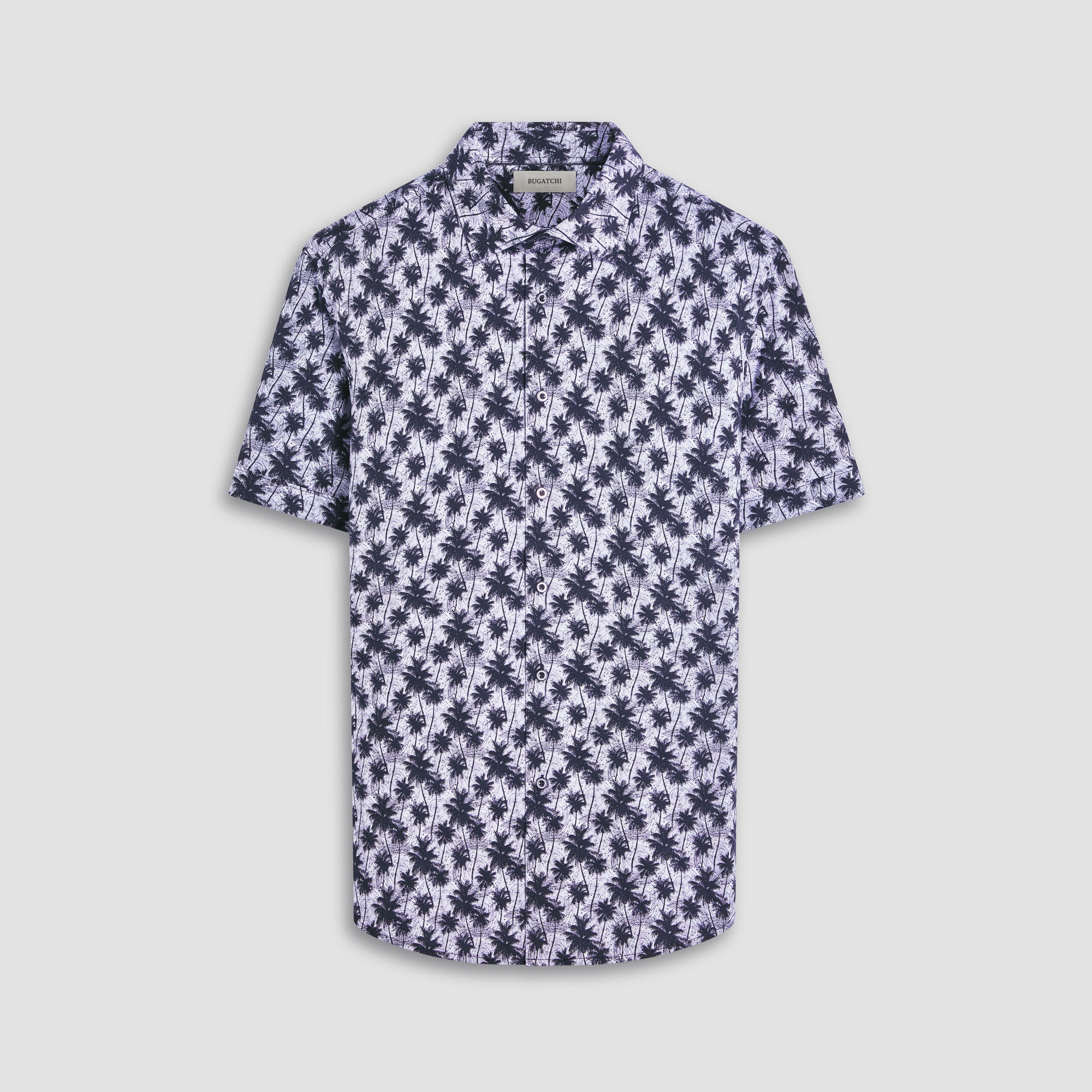 Miles Palm Tree OoohCotton Short-Sleeve Shirt