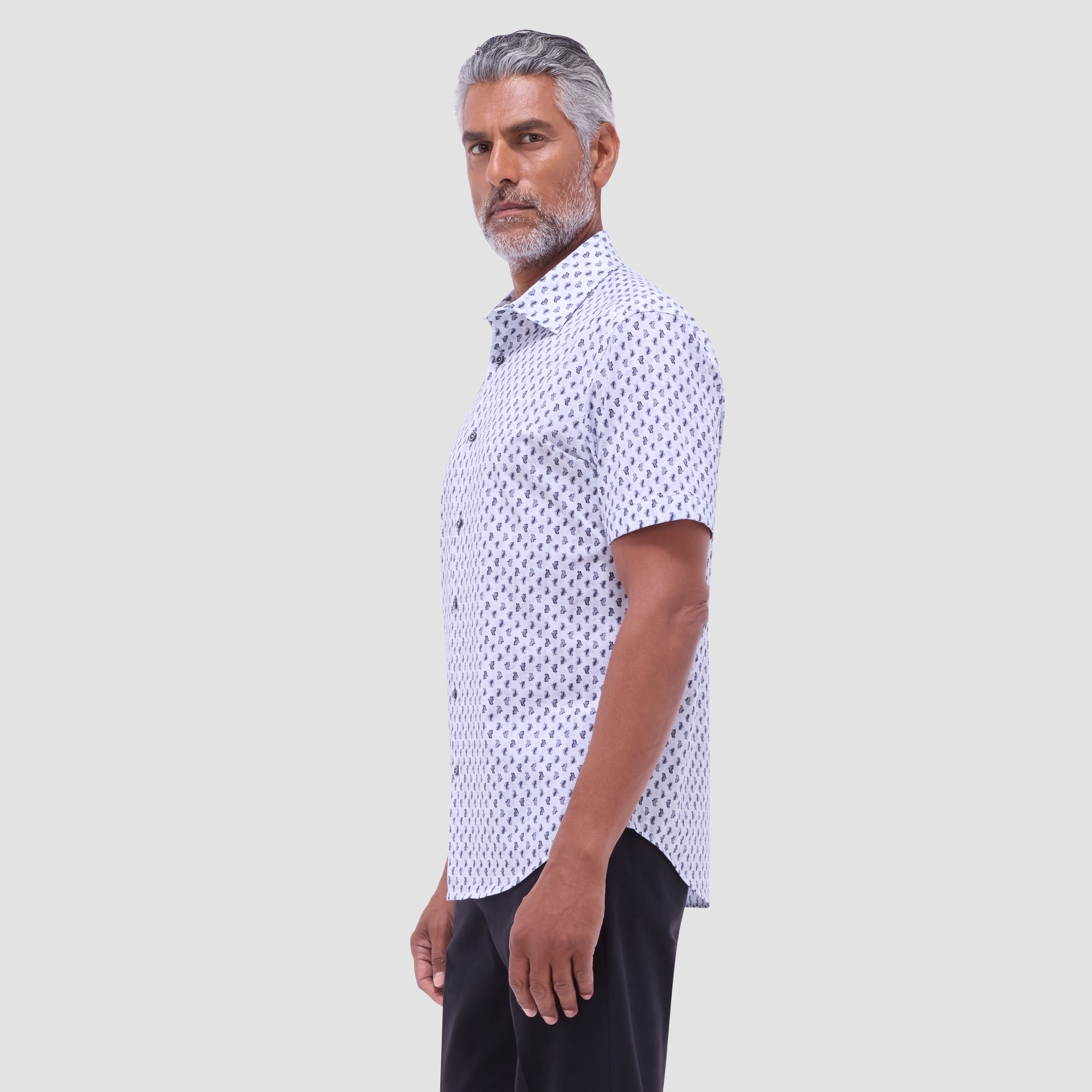 platinum dress shirt Rails | Fairfax Shirt - Platinum Etch | Premium Cotton | Size S