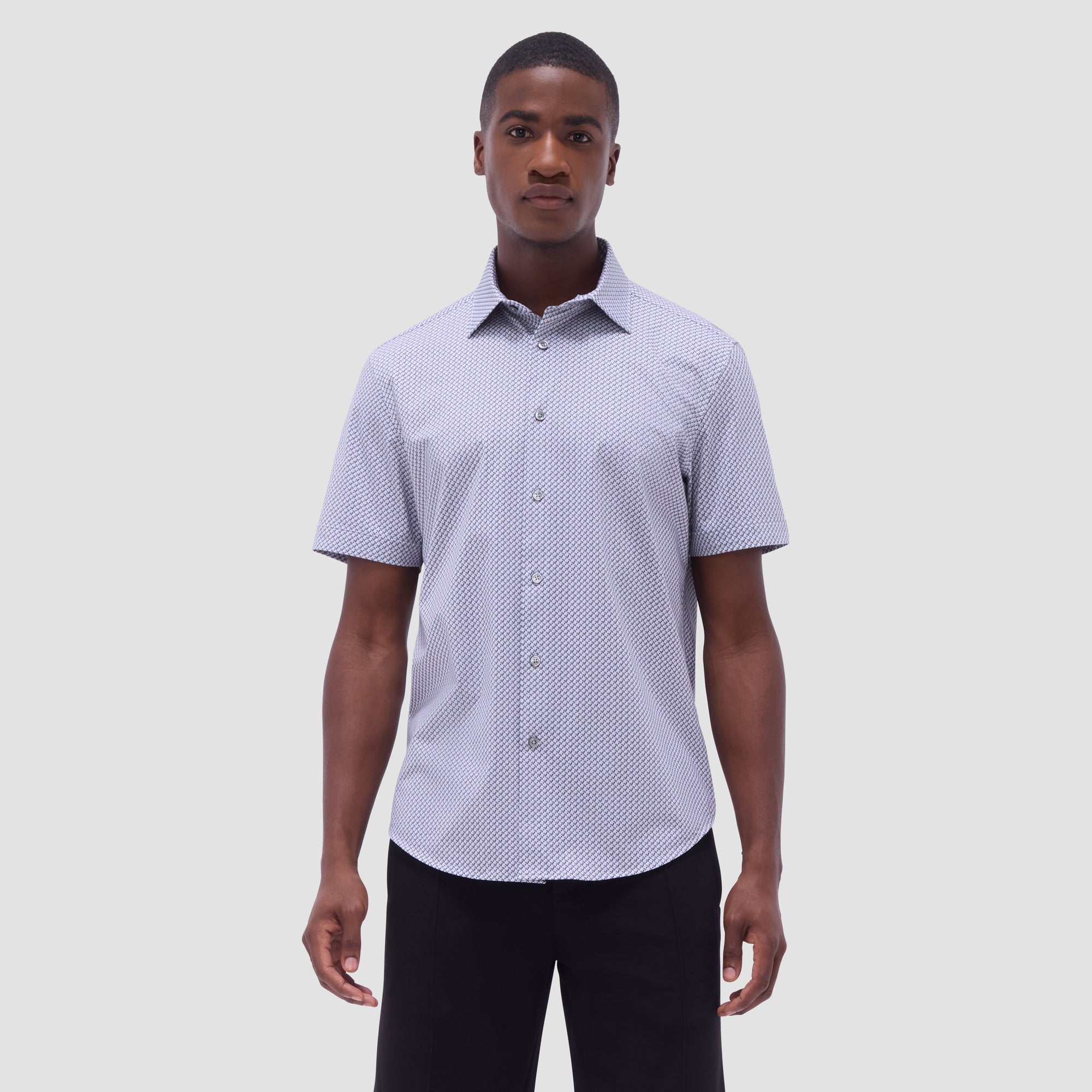 Miles Seigaiha OoohCotton Short-Sleeve Shirt