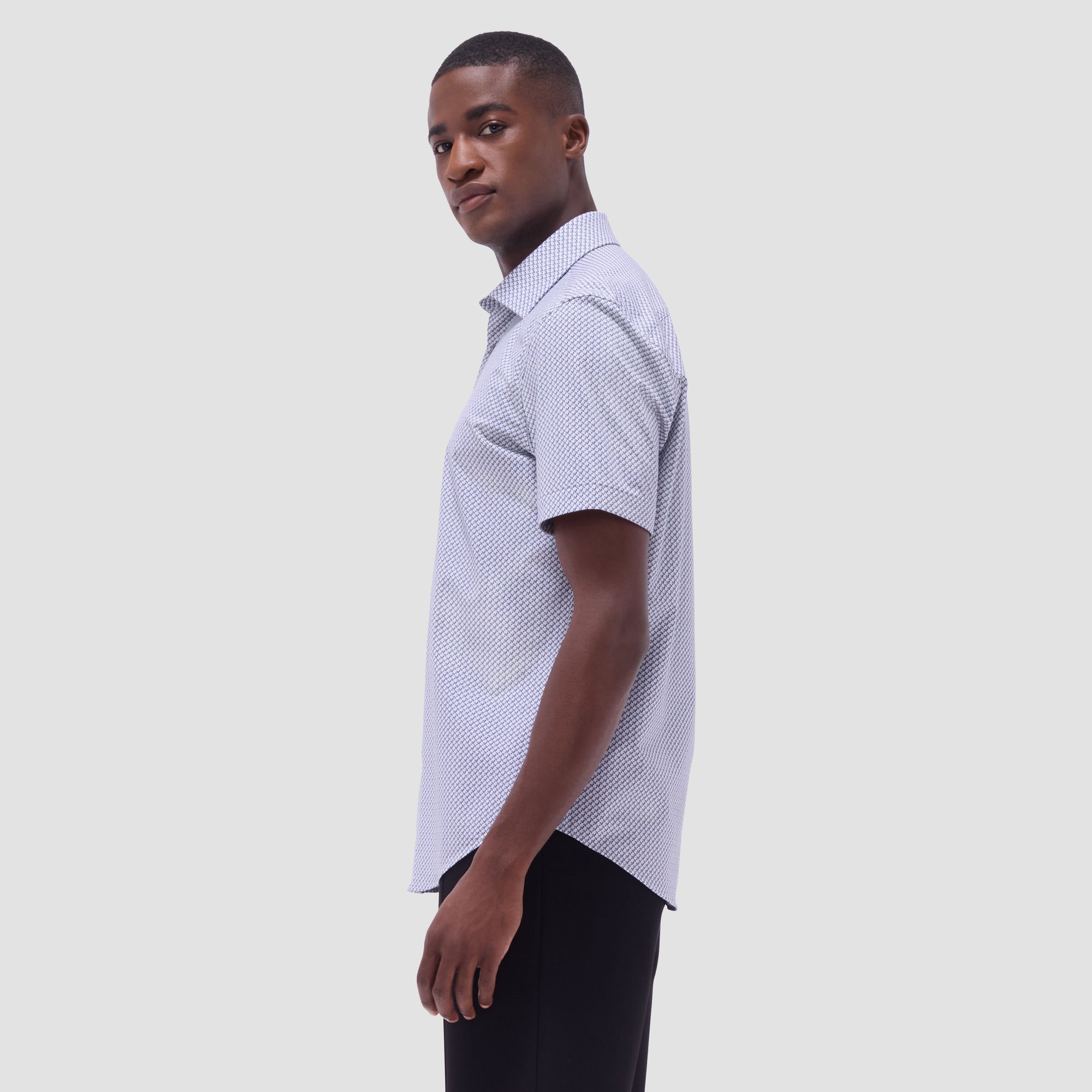 Miles Seigaiha OoohCotton Short-Sleeve Shirt