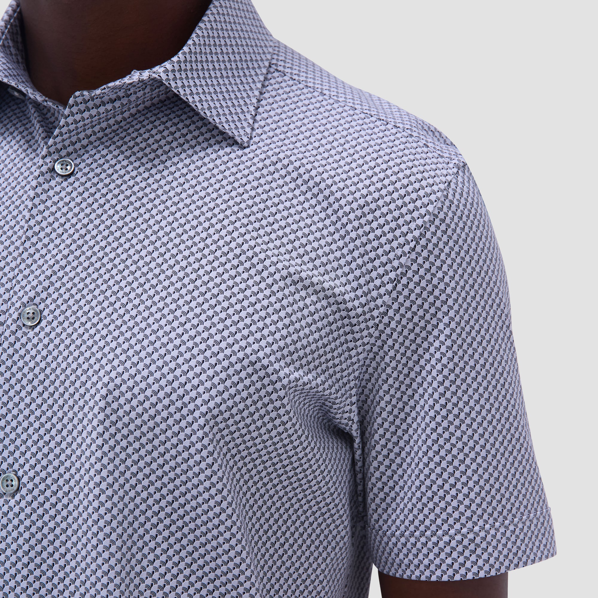 Miles Seigaiha OoohCotton Short-Sleeve Shirt