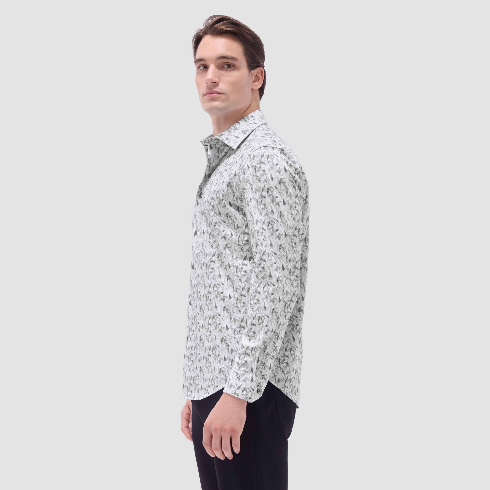 James Leaf Print OoohCotton Shirt