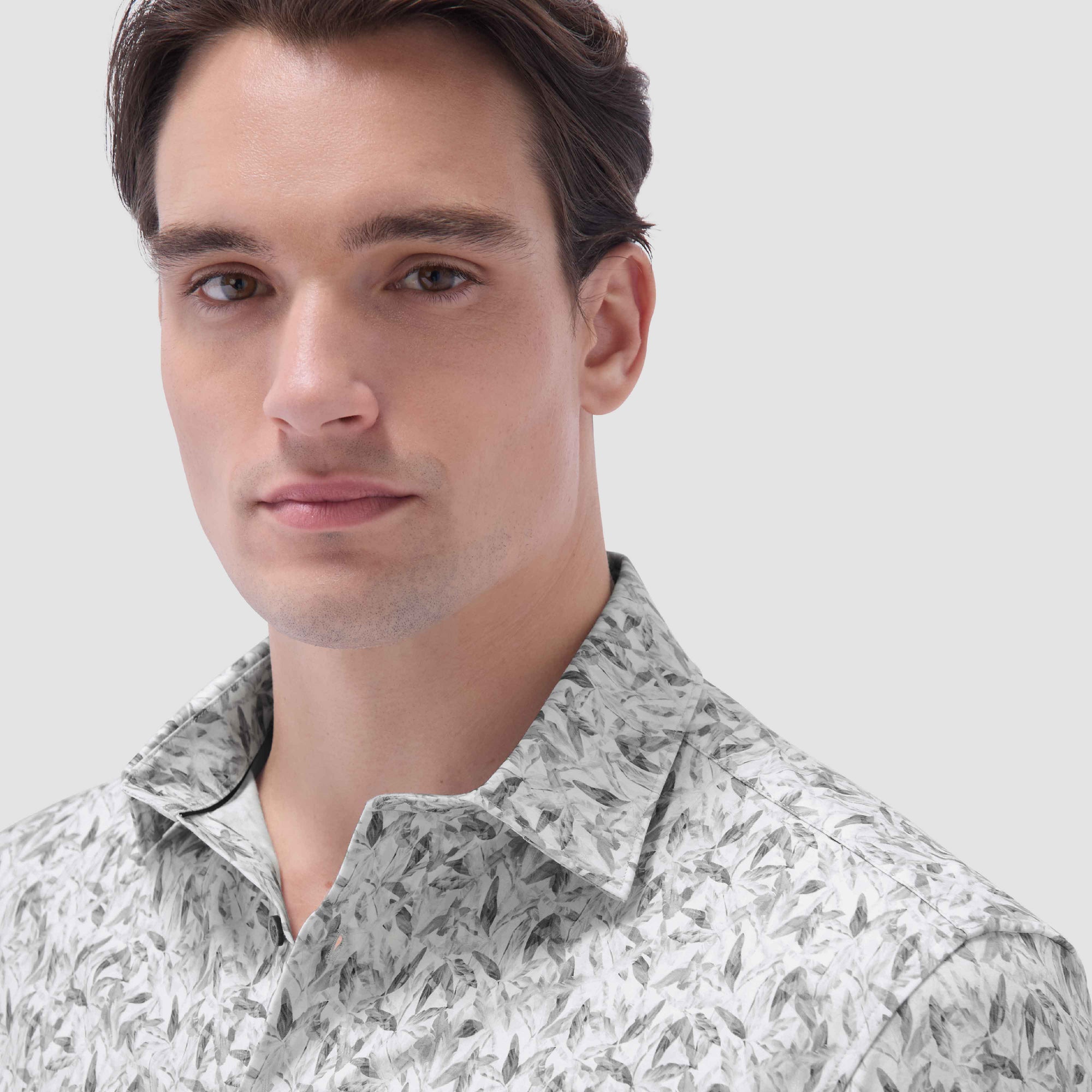 James Leaf Print OoohCotton Shirt