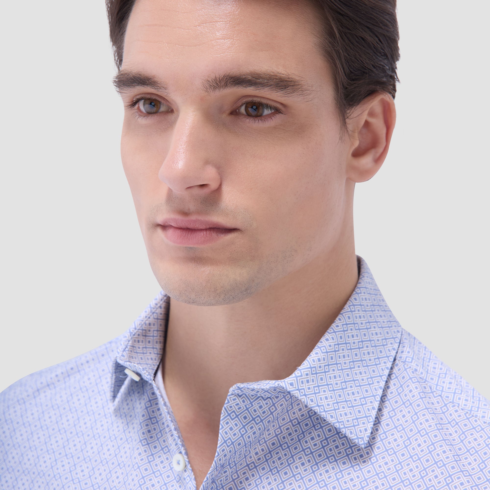 Milo Geometric OoohCotton Short-Sleeve Shirt