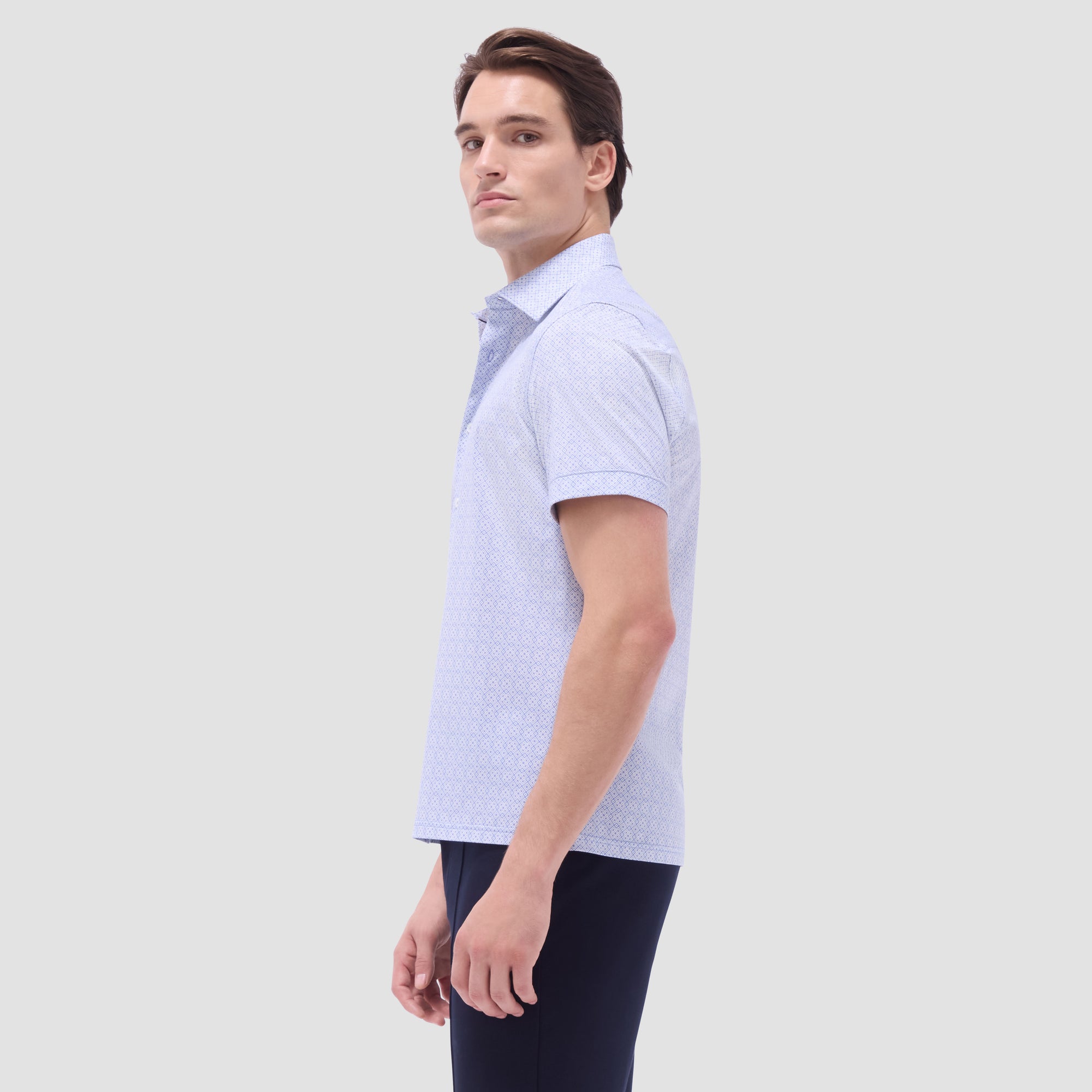 Milo Geometric OoohCotton Short-Sleeve Shirt