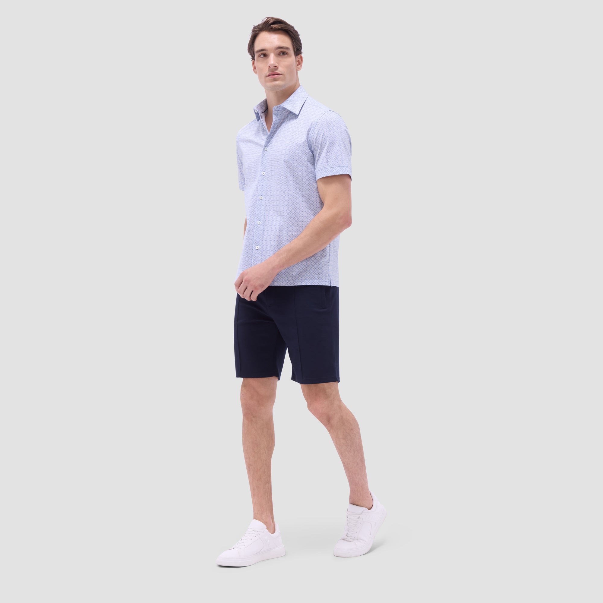 Milo Geometric OoohCotton Short-Sleeve Shirt
