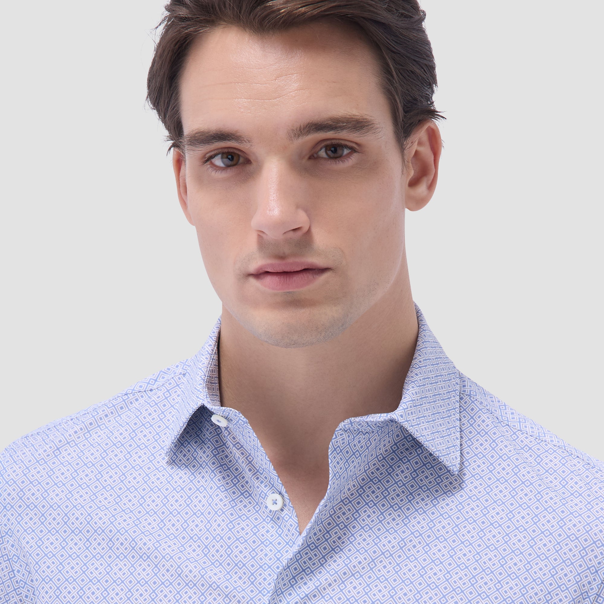 Milo Geometric OoohCotton Short-Sleeve Shirt