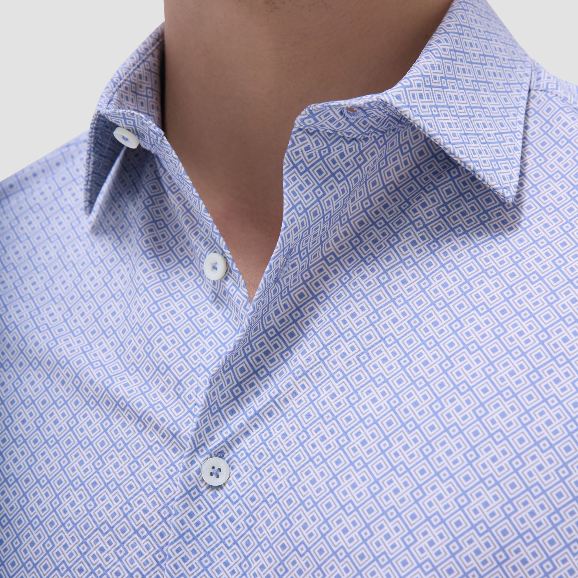 Milo Geometric OoohCotton Short-Sleeve Shirt