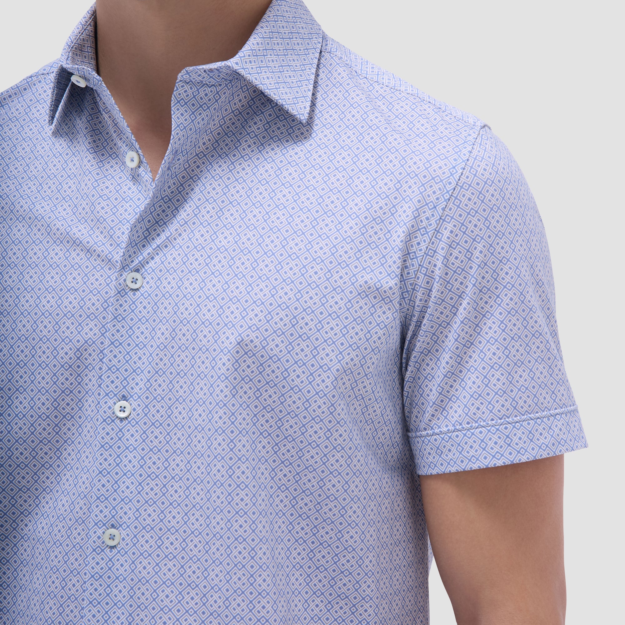 Milo Geometric OoohCotton Short-Sleeve Shirt