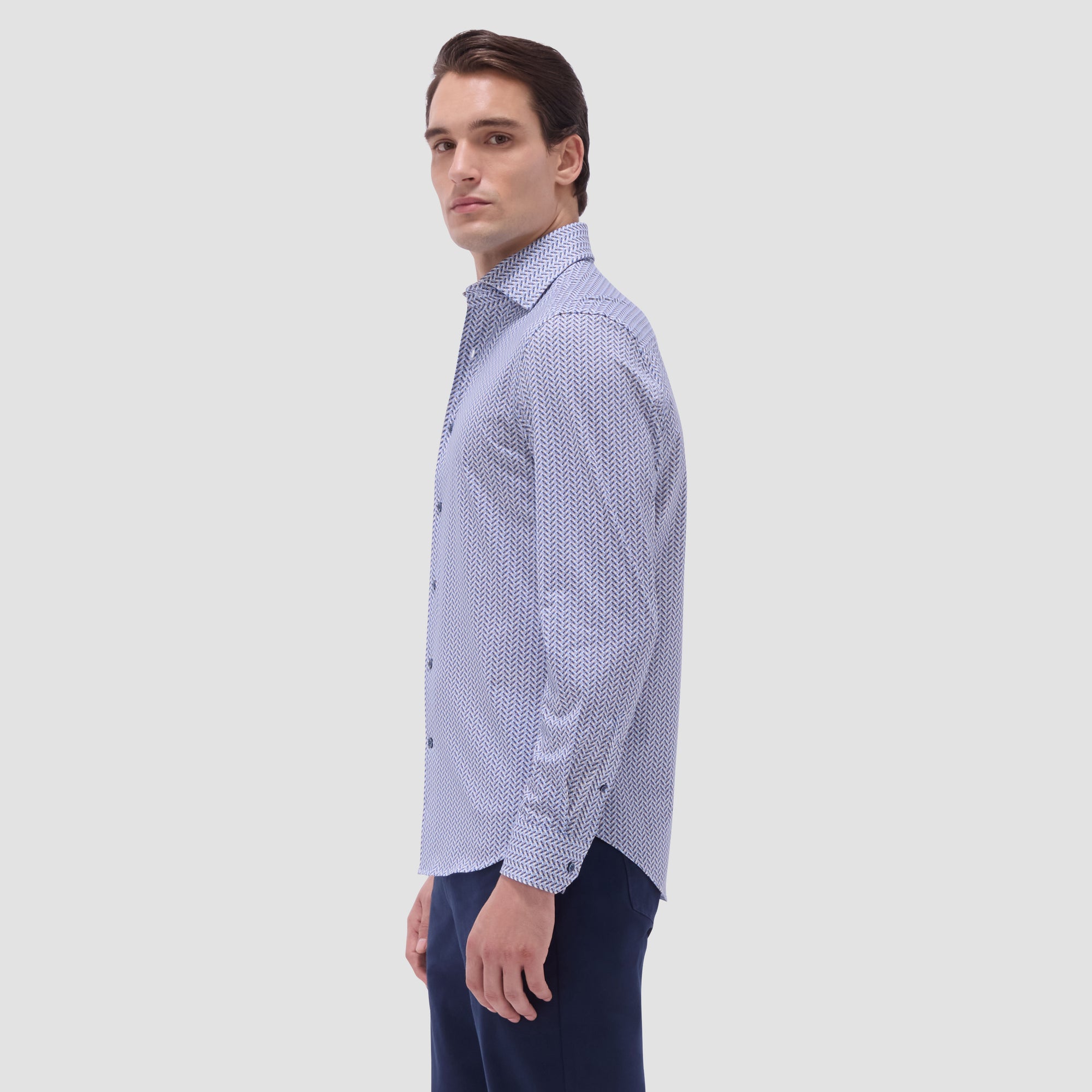 Devon Herringbone OoohCotton Shirt