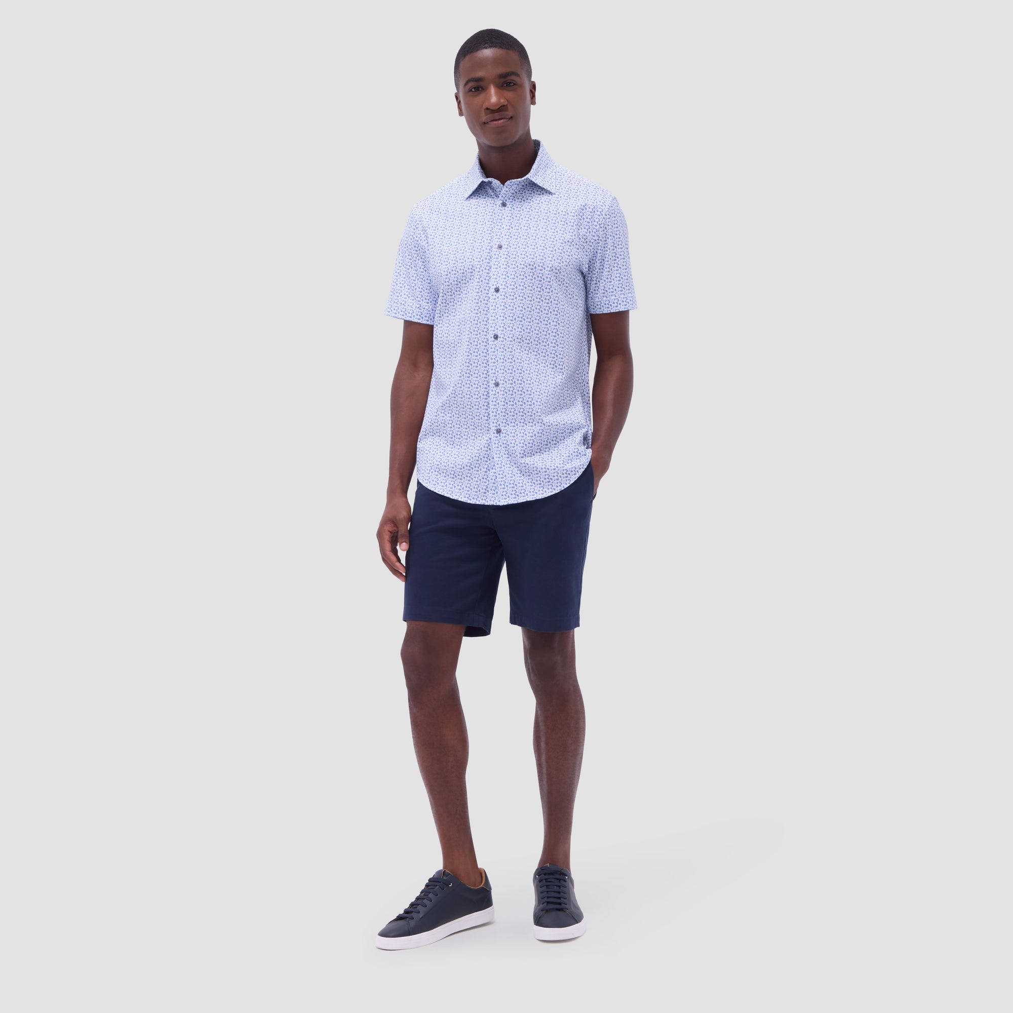 Miles Abstract OoohCotton Short-Sleeve Shirt
