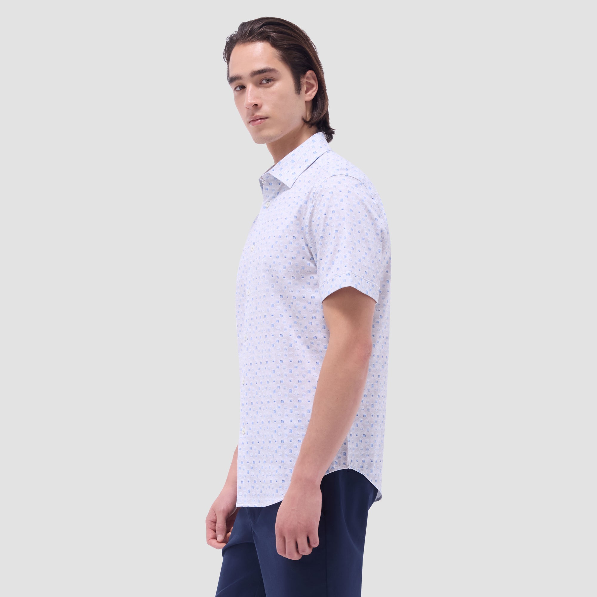 Miles Whiskey OoohCotton Short-Sleeve Shirt