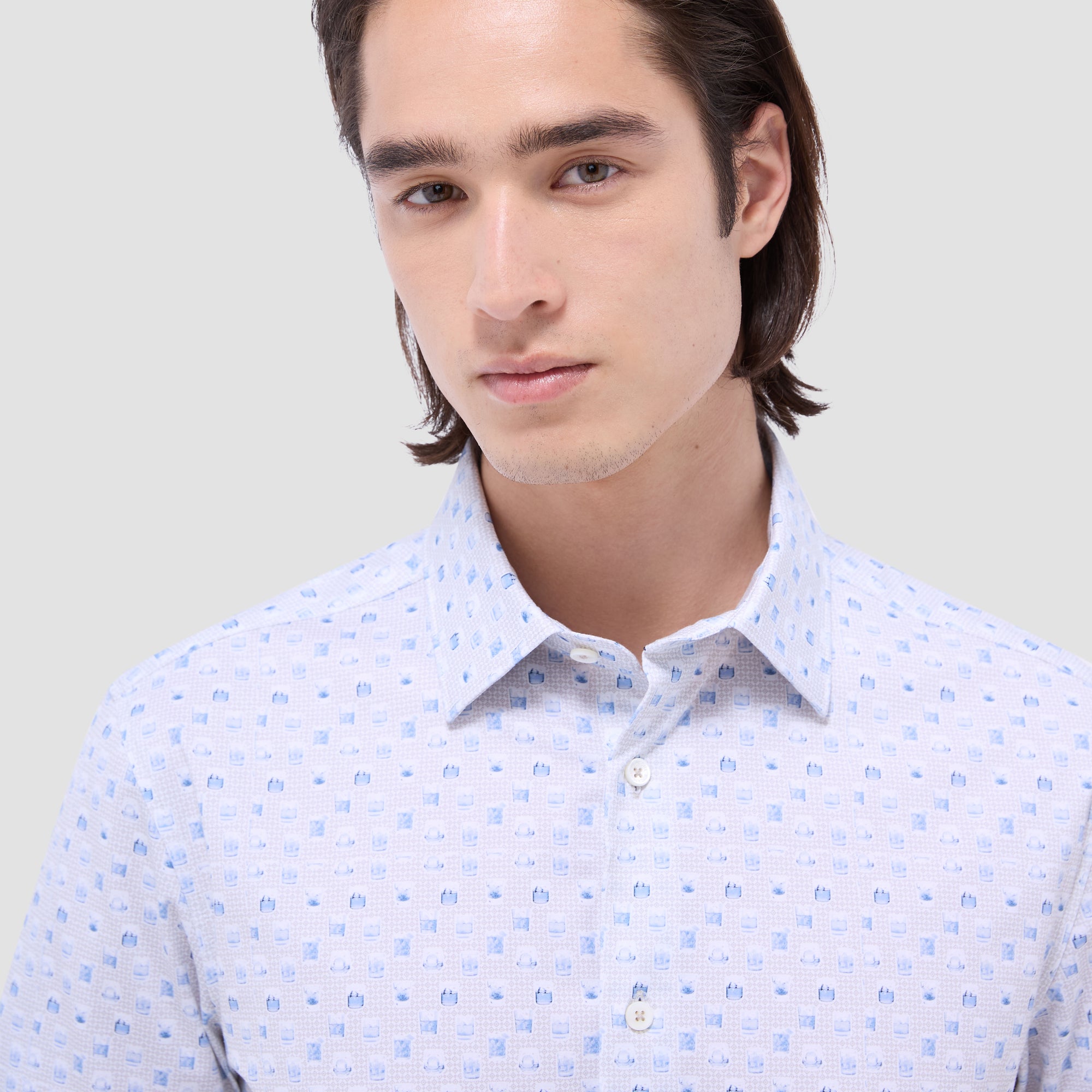 Miles Whiskey OoohCotton Short-Sleeve Shirt