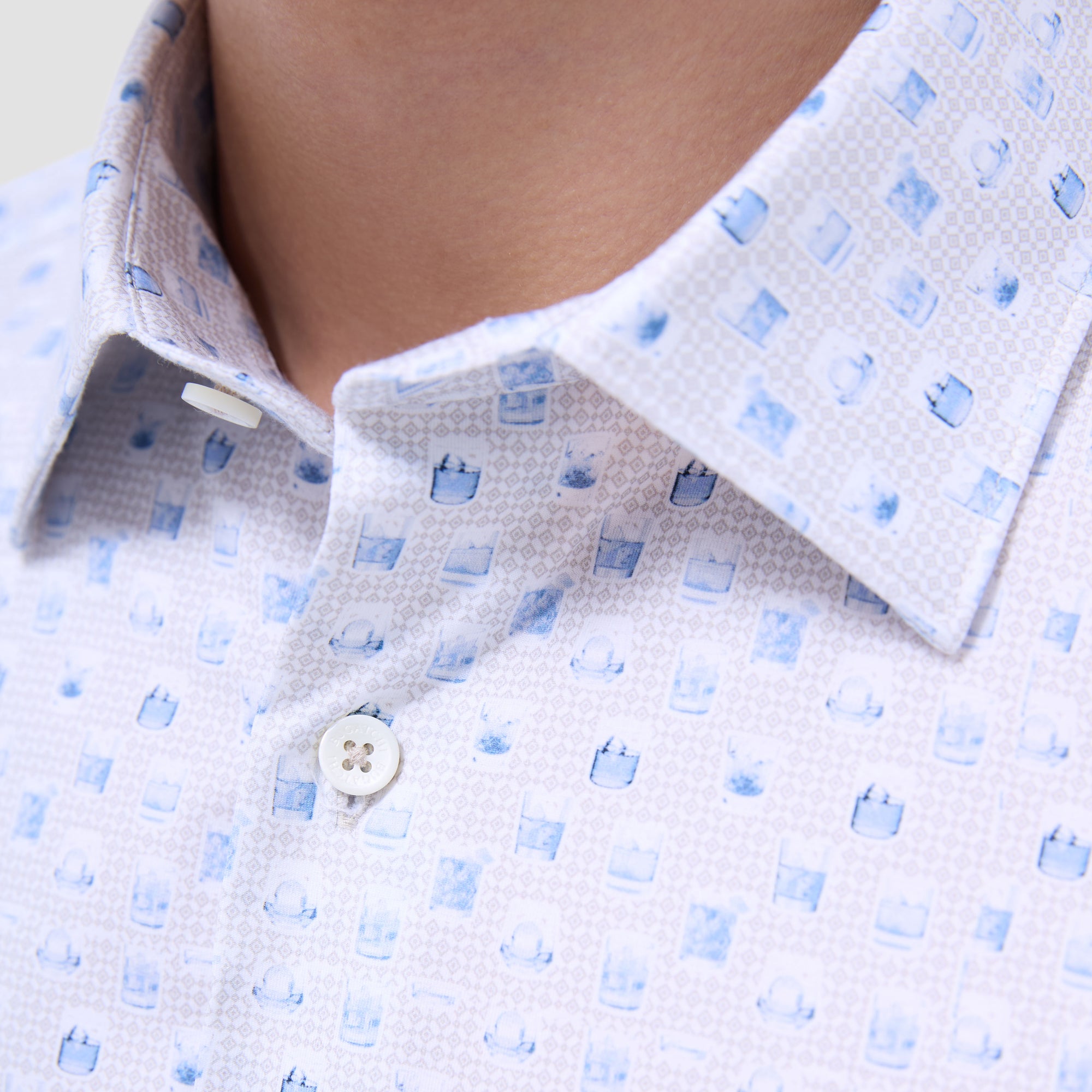 Miles Whiskey OoohCotton Short-Sleeve Shirt