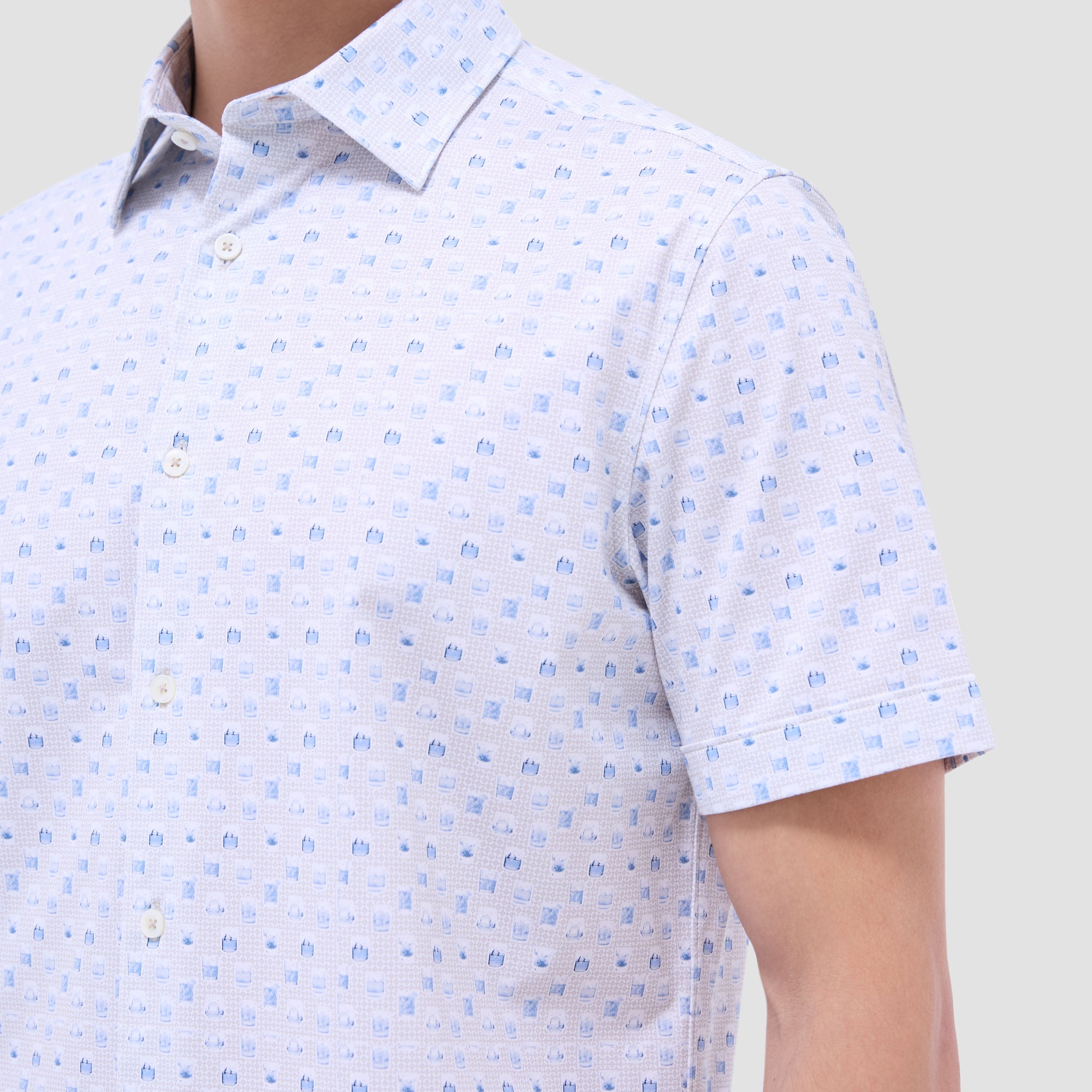 Miles Whiskey OoohCotton Short-Sleeve Shirt
