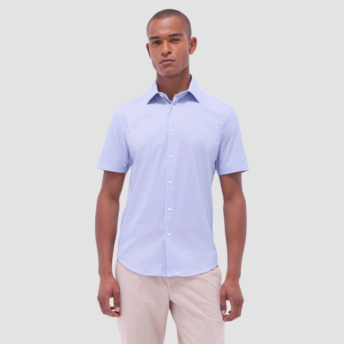 Miles Mosaic OoohCotton Short-Sleeve Shirt