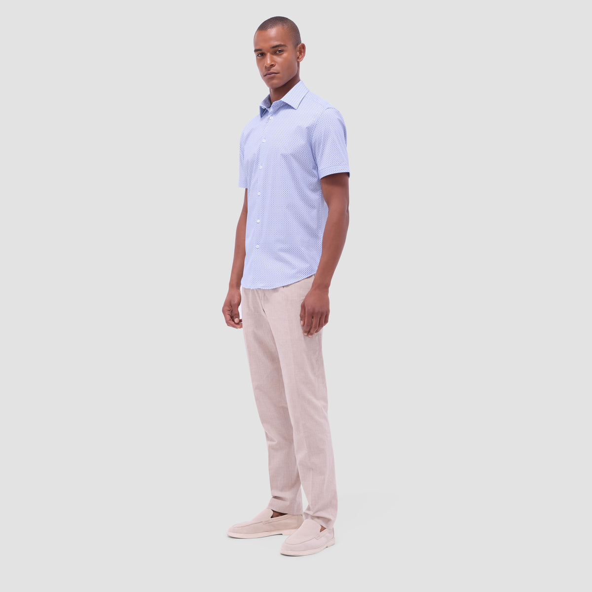 Miles Mosaic OoohCotton Short-Sleeve Shirt