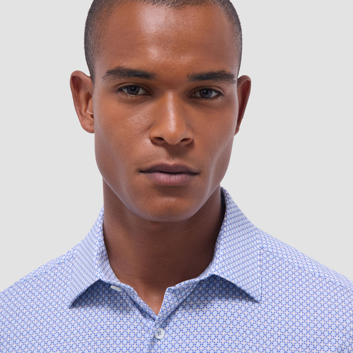 Miles Mosaic OoohCotton Short-Sleeve Shirt