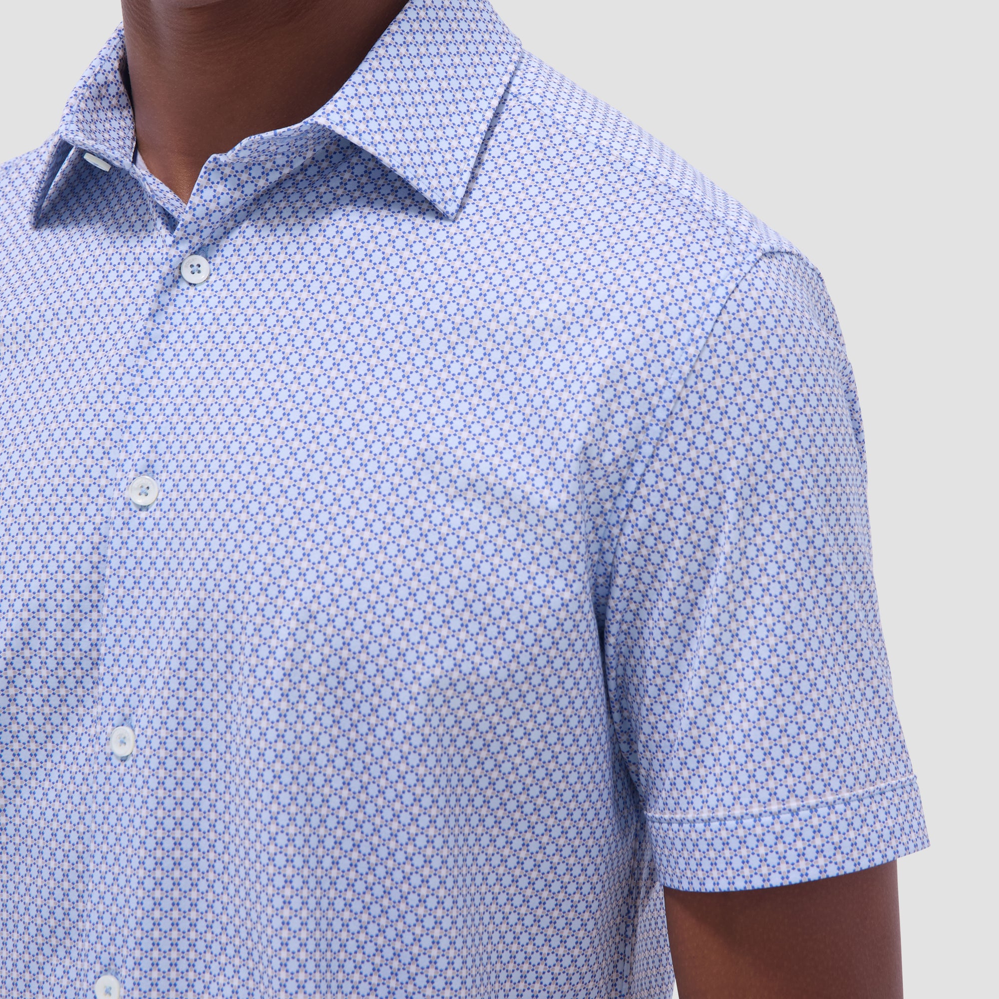 Miles Mosaic OoohCotton Short-Sleeve Shirt