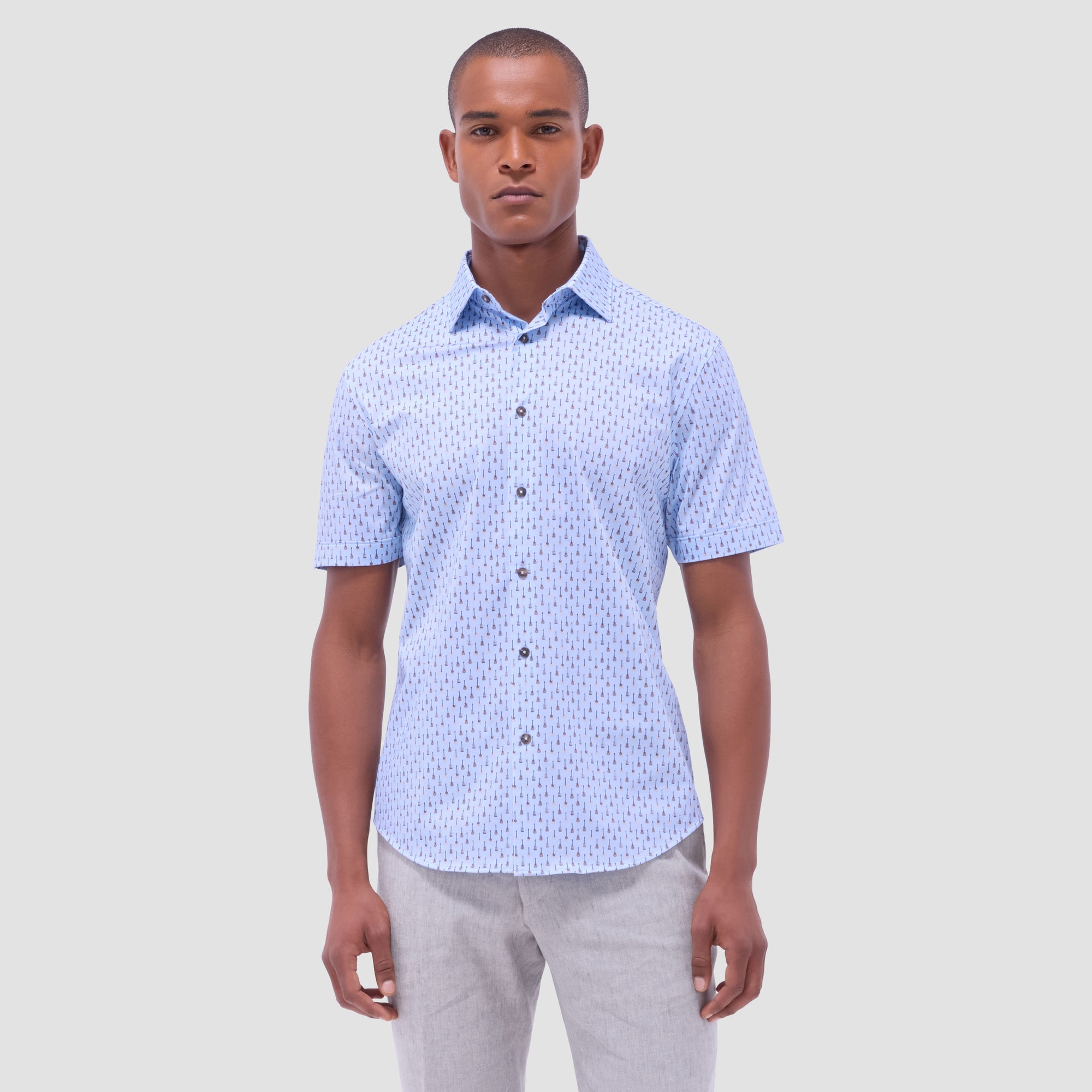 Miles Guitar OoohCotton Short-Sleeve Shirt