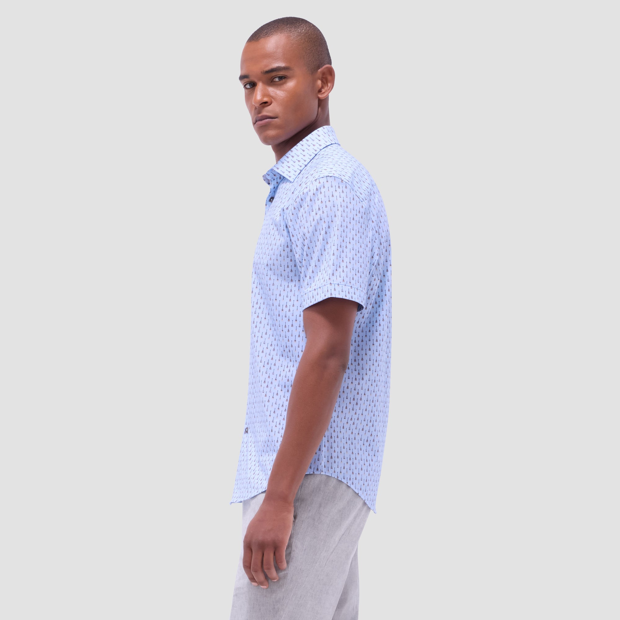 Miles Guitar OoohCotton Short-Sleeve Shirt